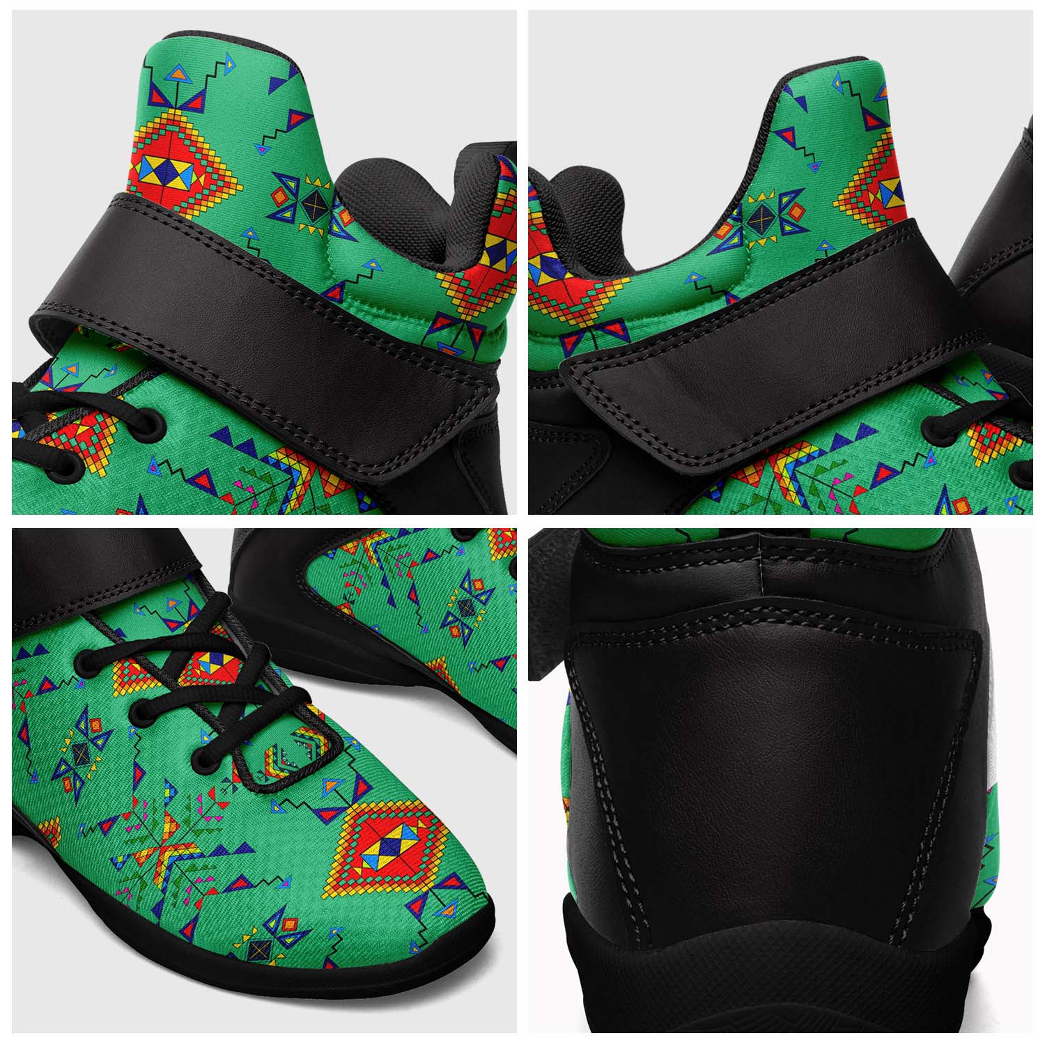 Buffalo Jump Sage Ipottaa Basketball / Sport High Top Shoes - Black Sole