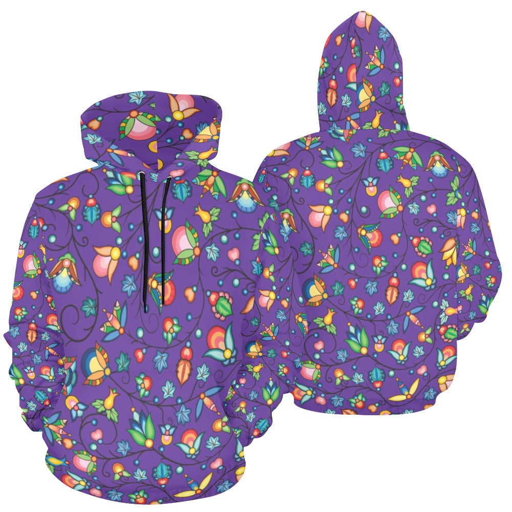 Prairie Plains Spirit Midnight Purple Hoodie for Women (USA Size)