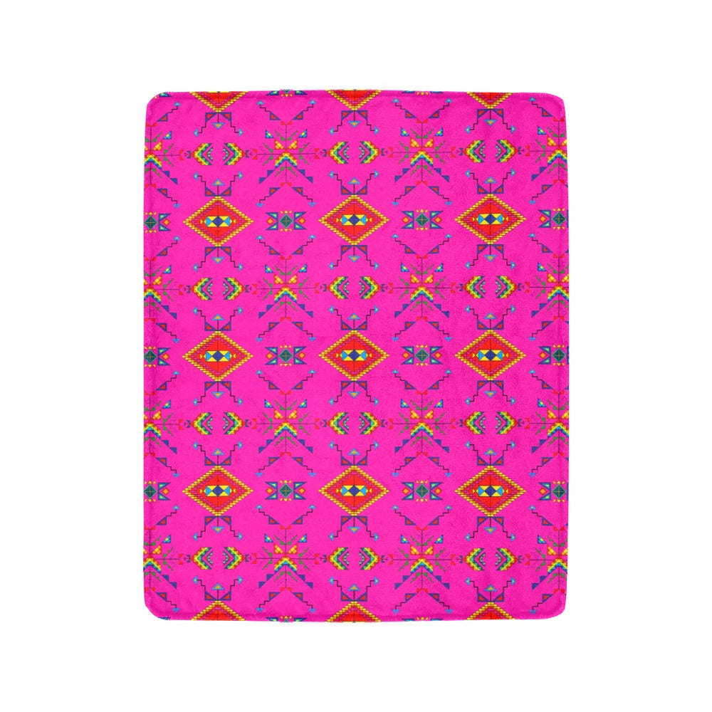 Buffalo Jump Pink Ultra-Soft Micro Fleece Blanket 40"x50"