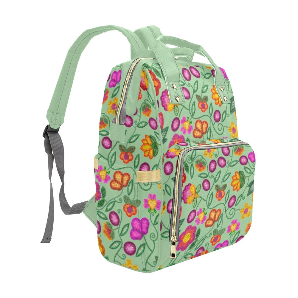 Boreal Bounty Green Multi-Function Diaper Backpack/Diaper Bag