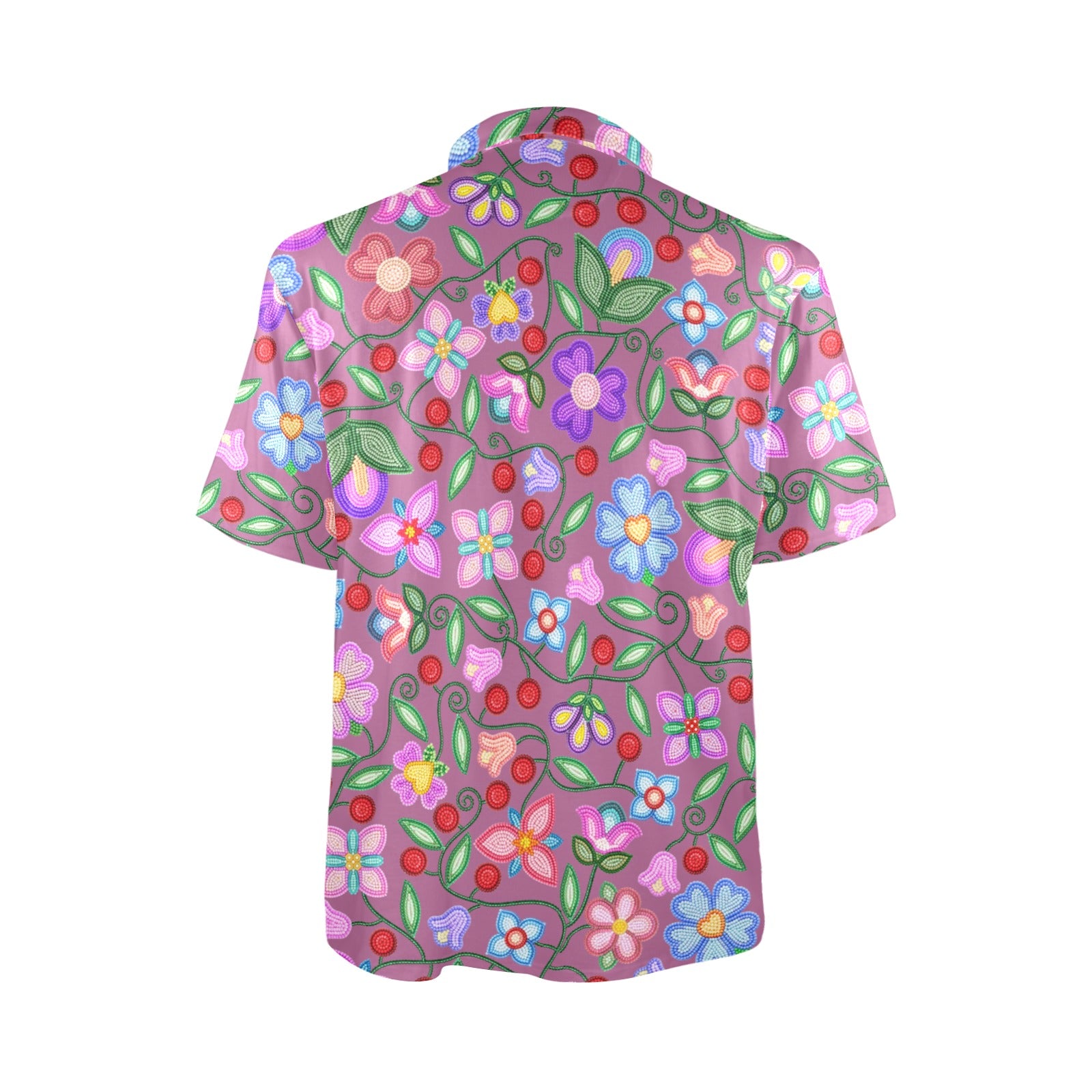 Petal Harmony Dusty Rose Polo Shirt