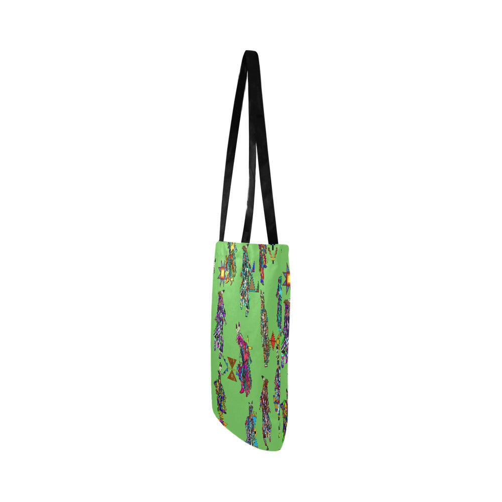 Men's Grass Dancers Grass Reusable Shopping Bag (Two sides)