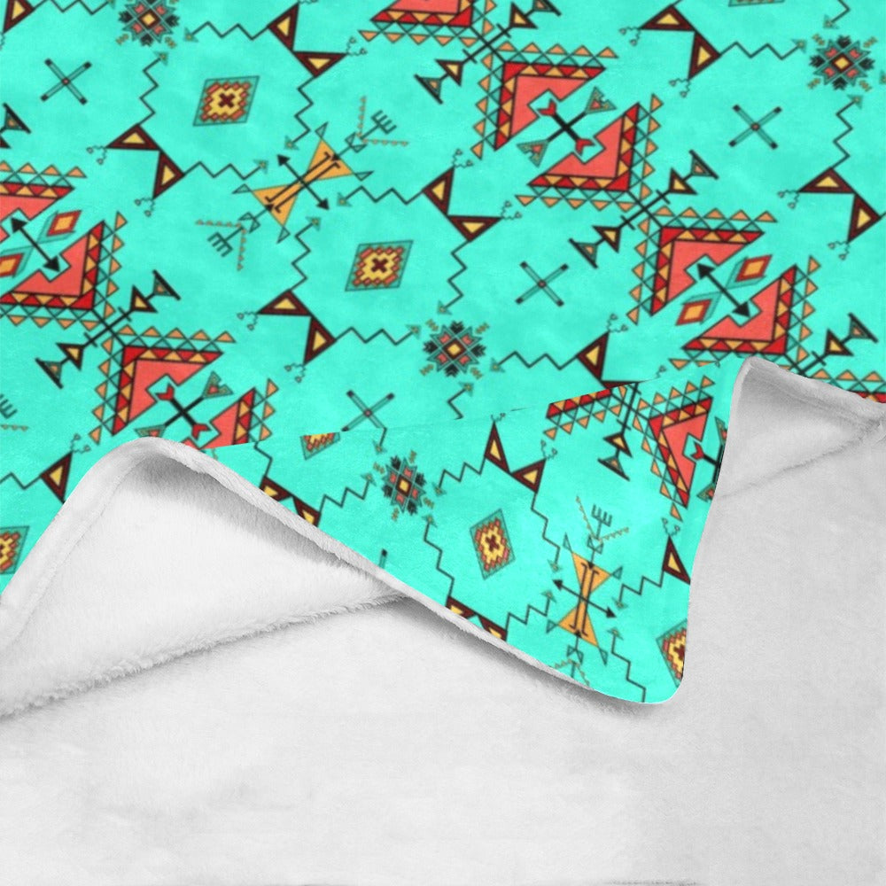Thunder Flight Turquoise Ultra-Soft Micro Fleece Blanket 50"x60"