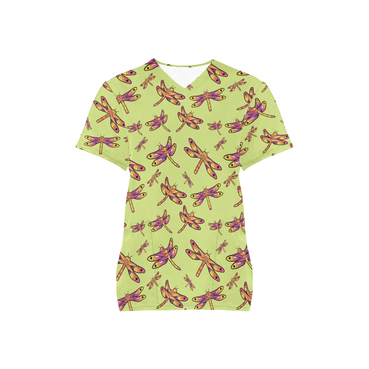 Gathering Lime Scrub Top