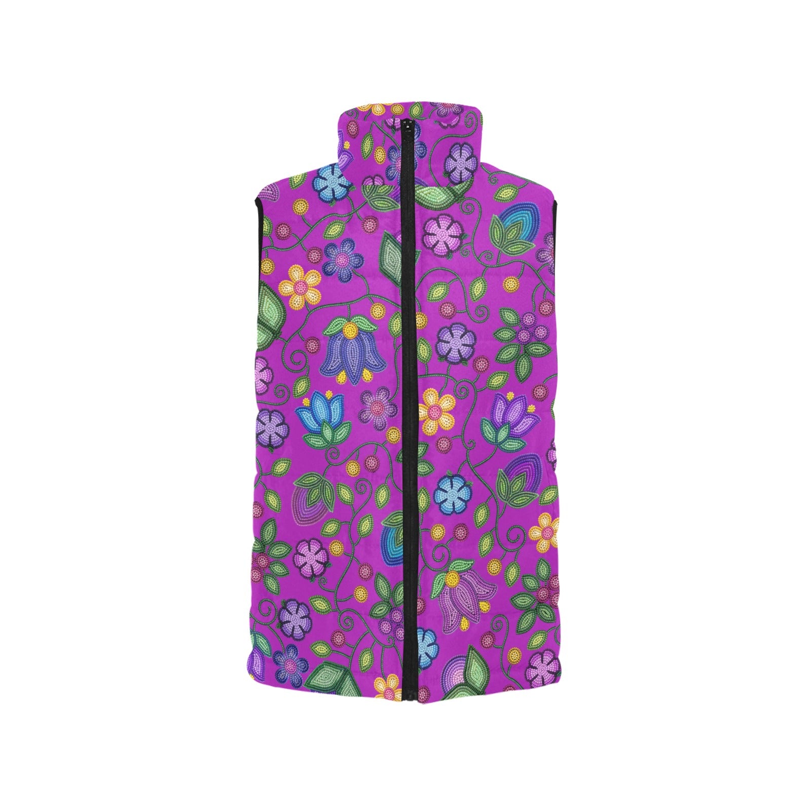 Bloom Uplift Purple Women's Padded Vest Jacket