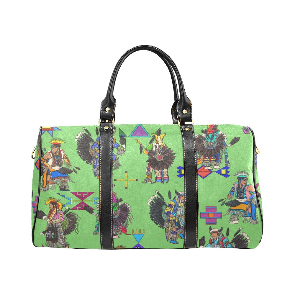 Men's Tradish Dancers Grass Waterproof Travel Bag/Small