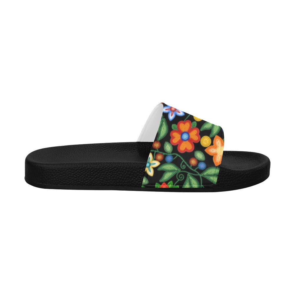 Morning Harmony Black Men's Slide Sandals