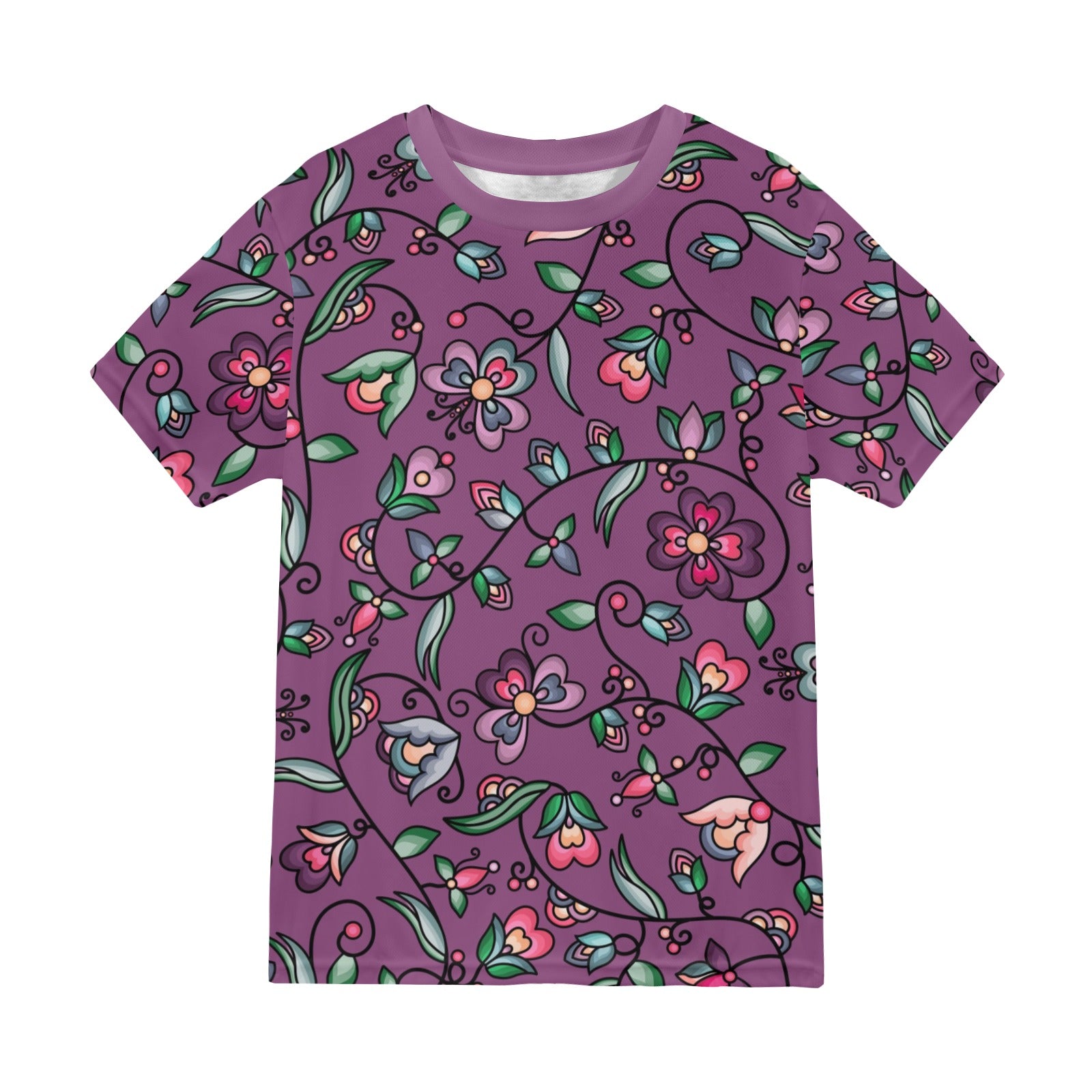 Amber Evening Garland Purple T-shirt for Men