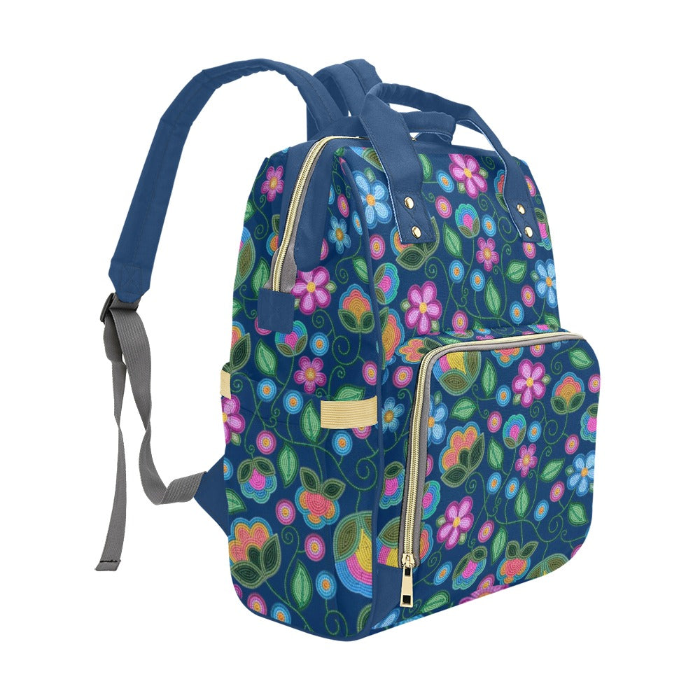 Turquoise Sunbeam Blue Multi-Function Diaper Backpack/Diaper Bag