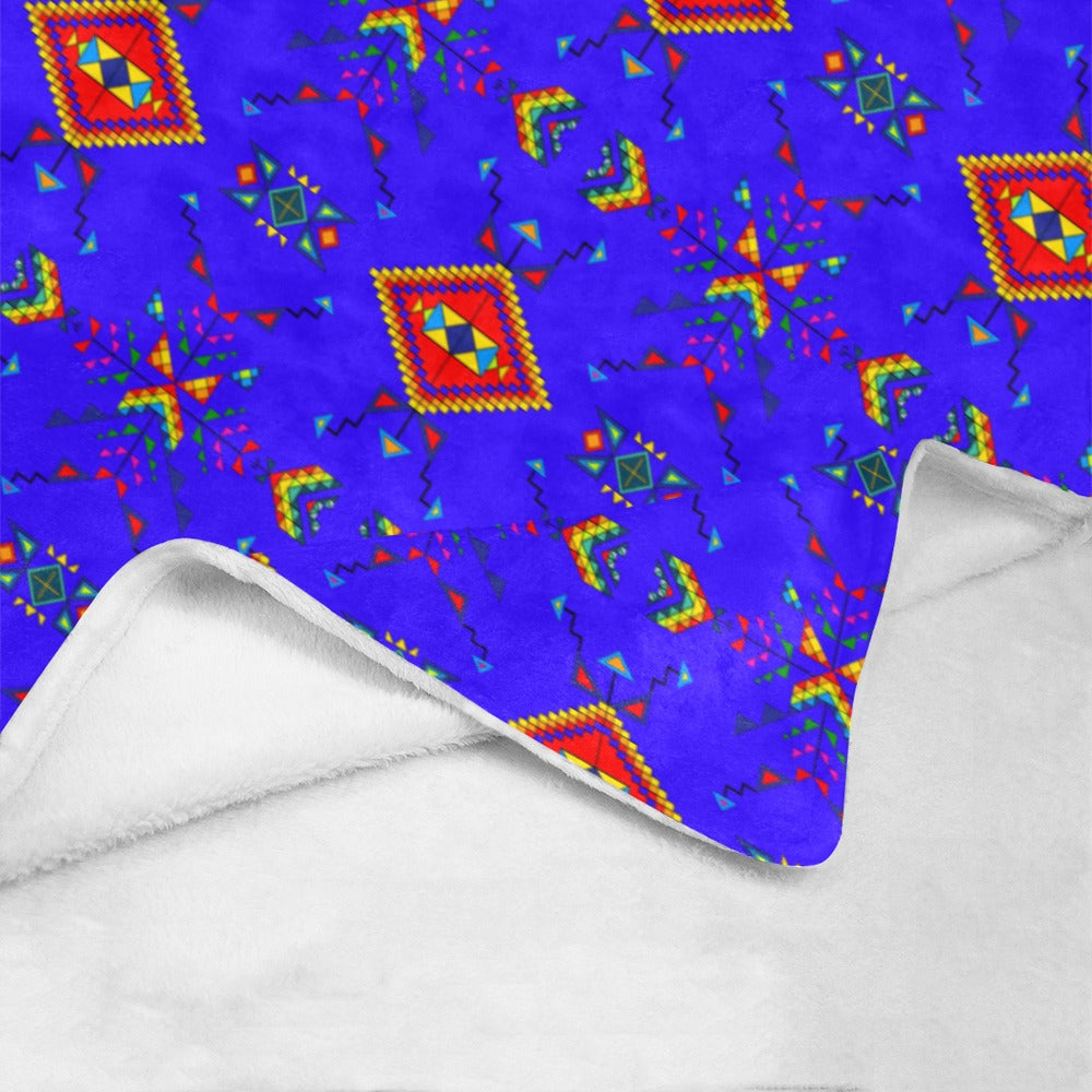 Buffalo Jump Blue Ultra-Soft Micro Fleece Blanket 40"x50"