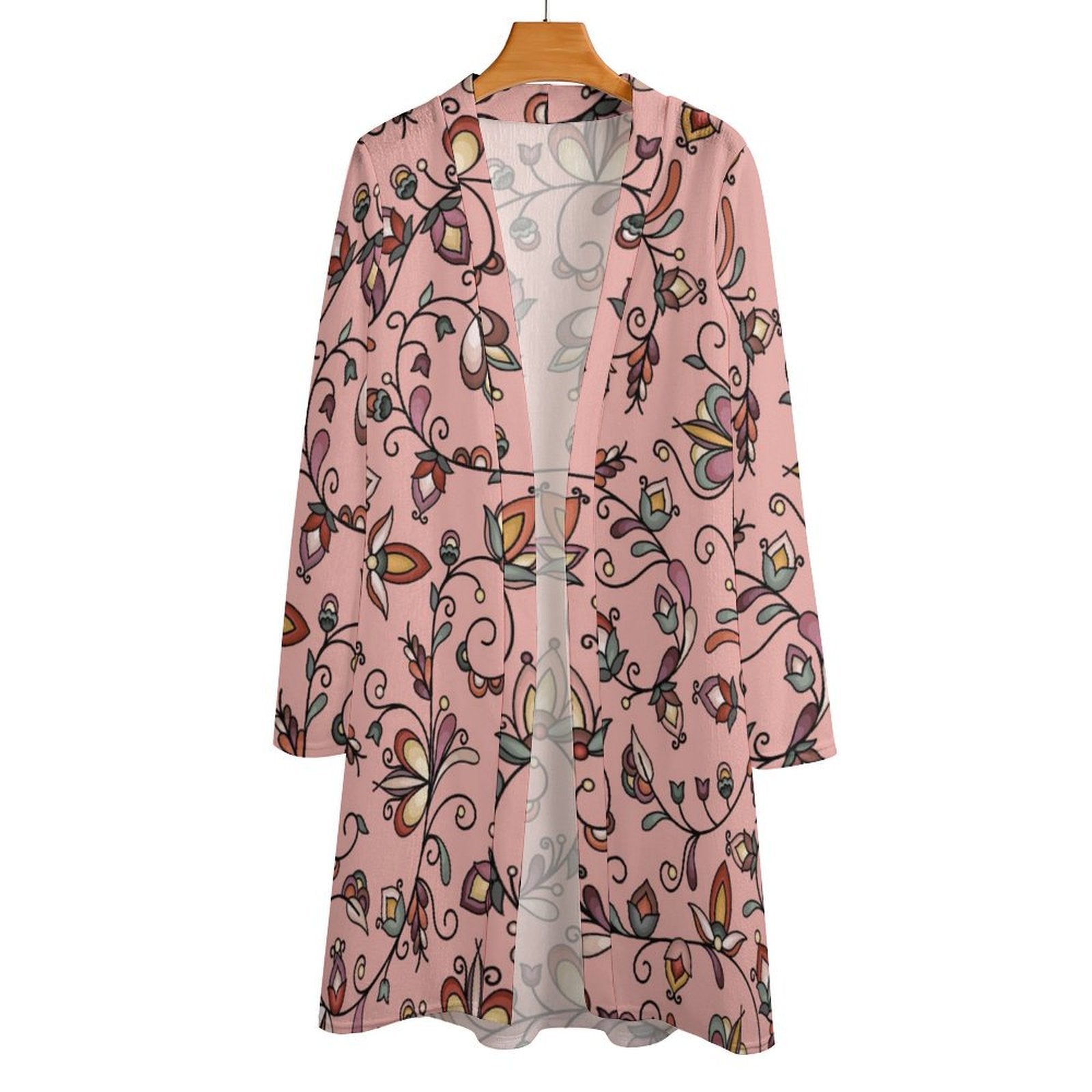 Burnt Sky Petals Peach Cardigan