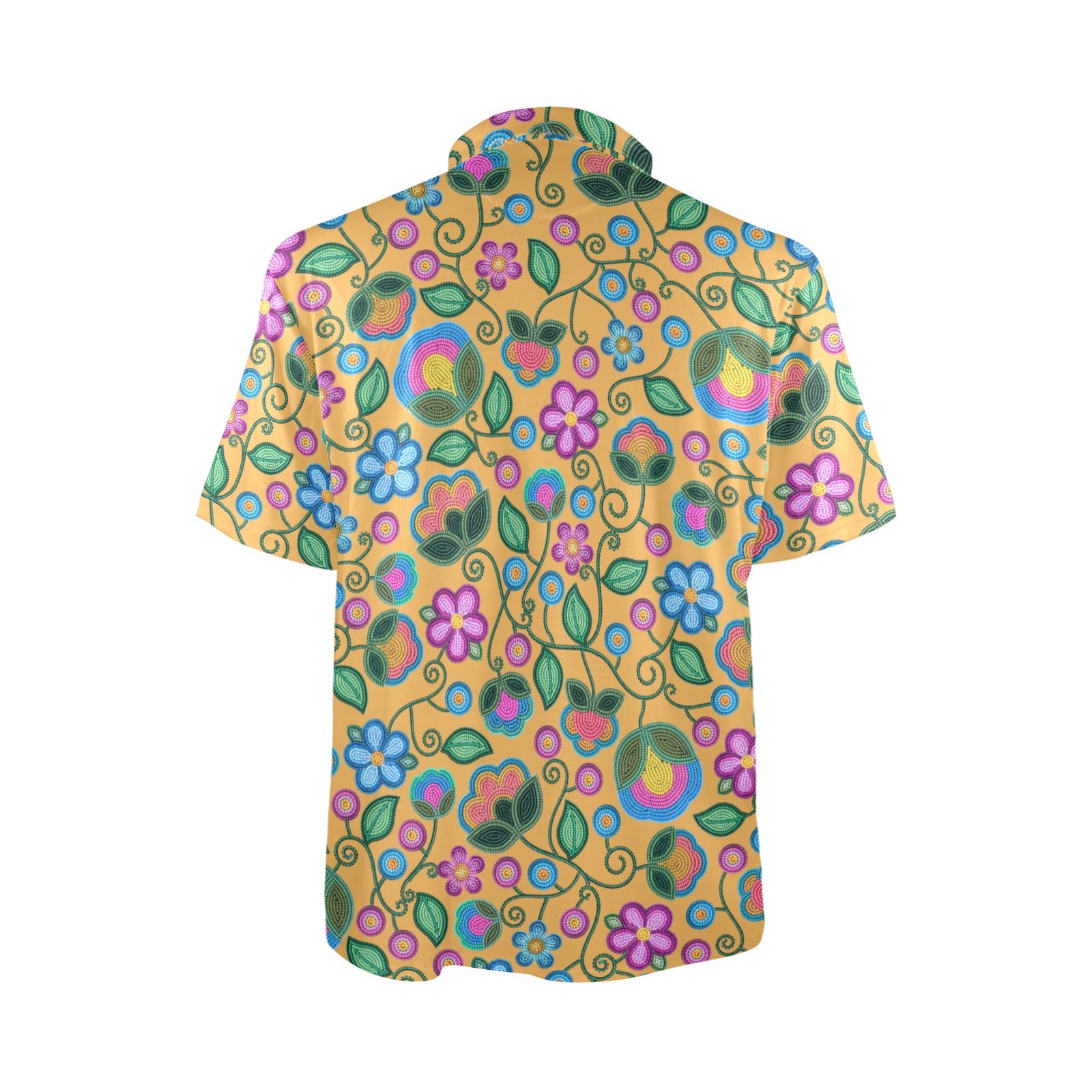 Turquoise Sunbeam Yellow Polo Shirt