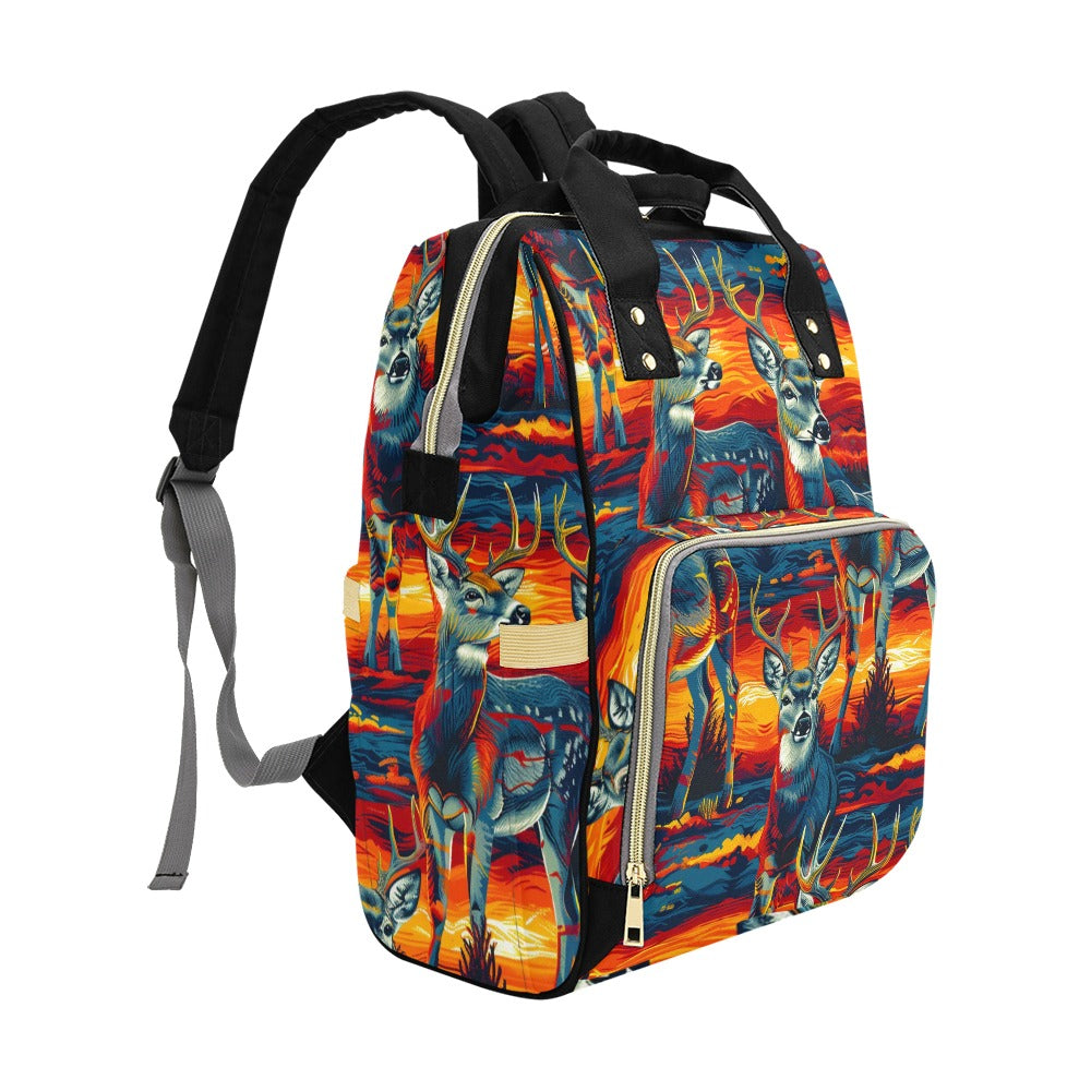 Nosey Bucks Multi-Function Diaper Backpack/Diaper Bag