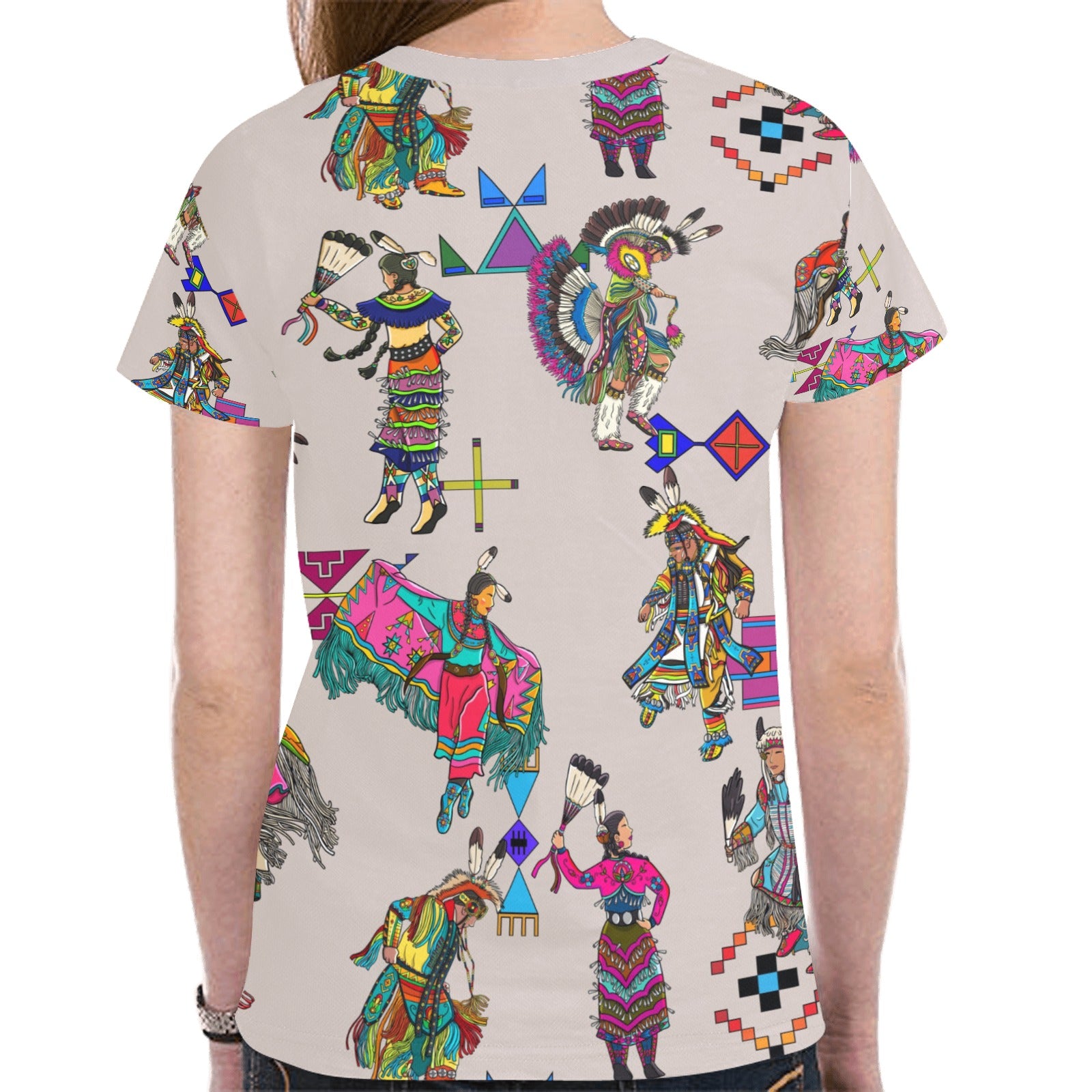 Grand Entry Dancers Muslin T-shirt for Women
