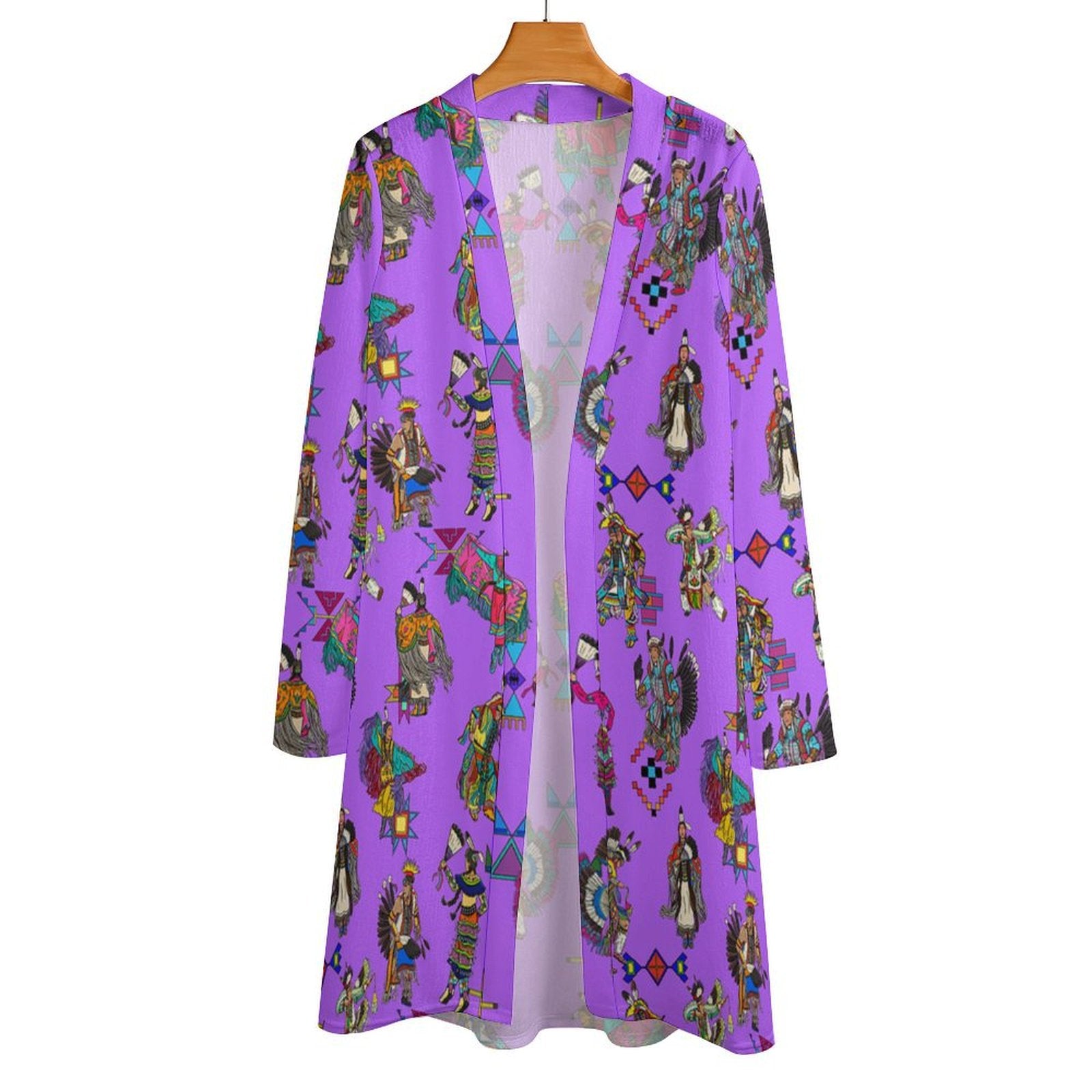 Grand Entry Dancers Purple Cardigan