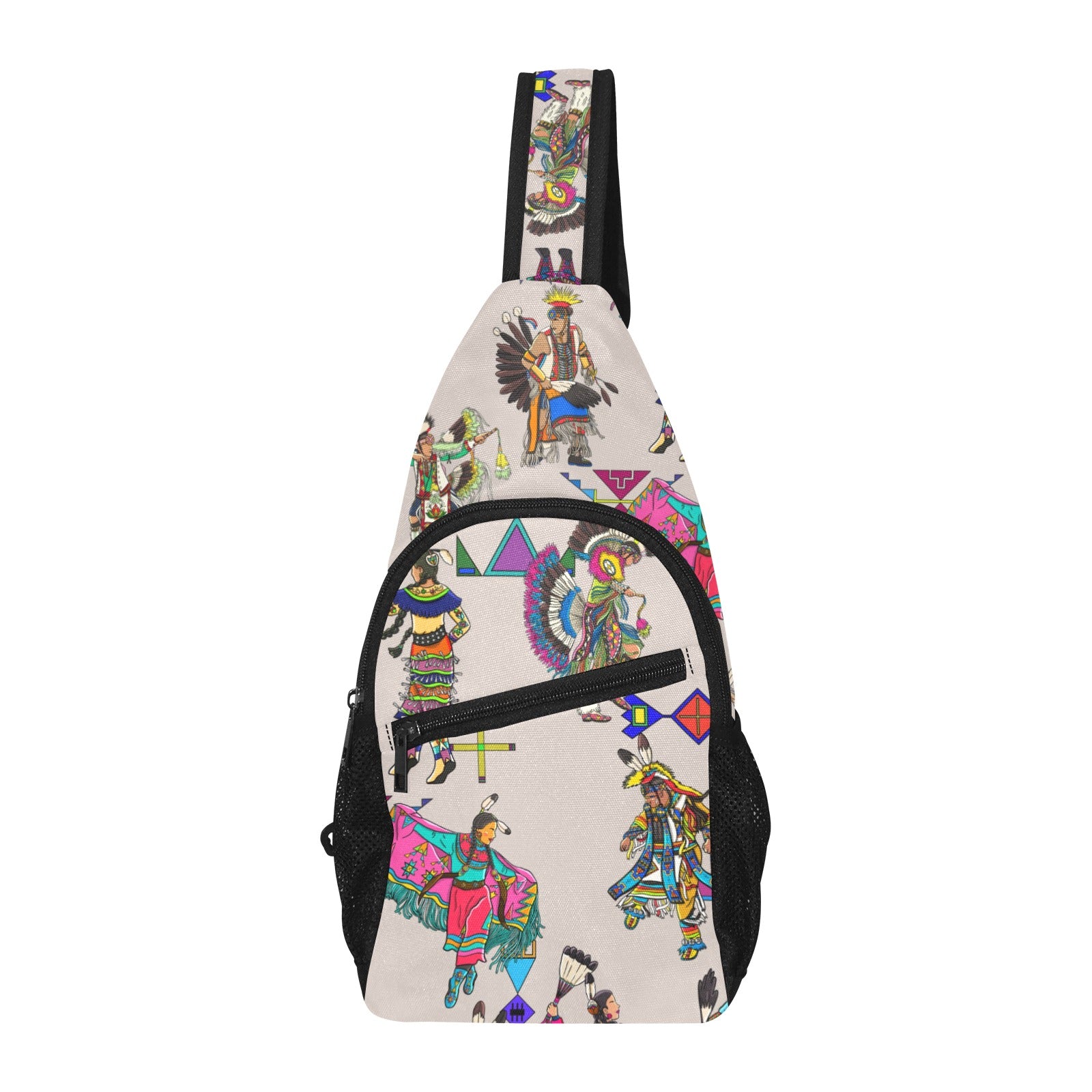Grand Entry Dancers Muslin Chest Bag