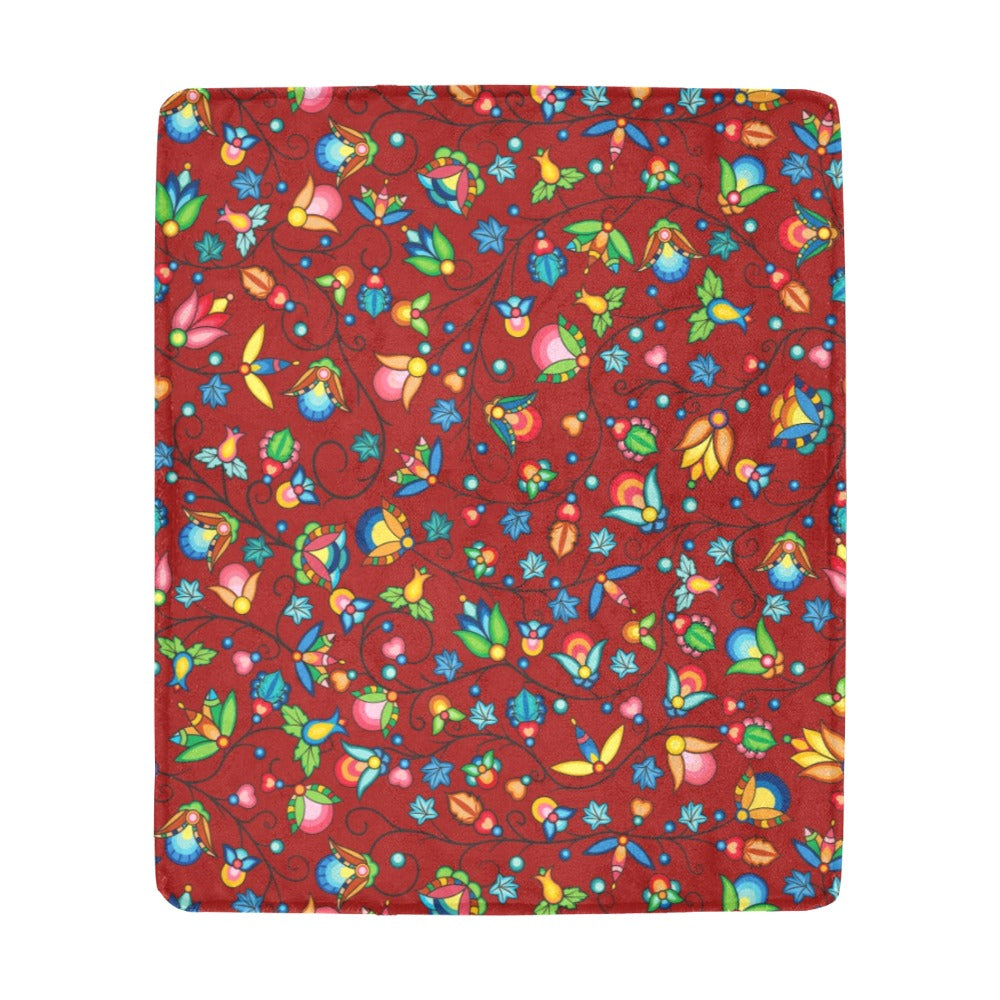 Prairie Plains Spirit Red Ultra-Soft Micro Fleece Blanket 50"x60"