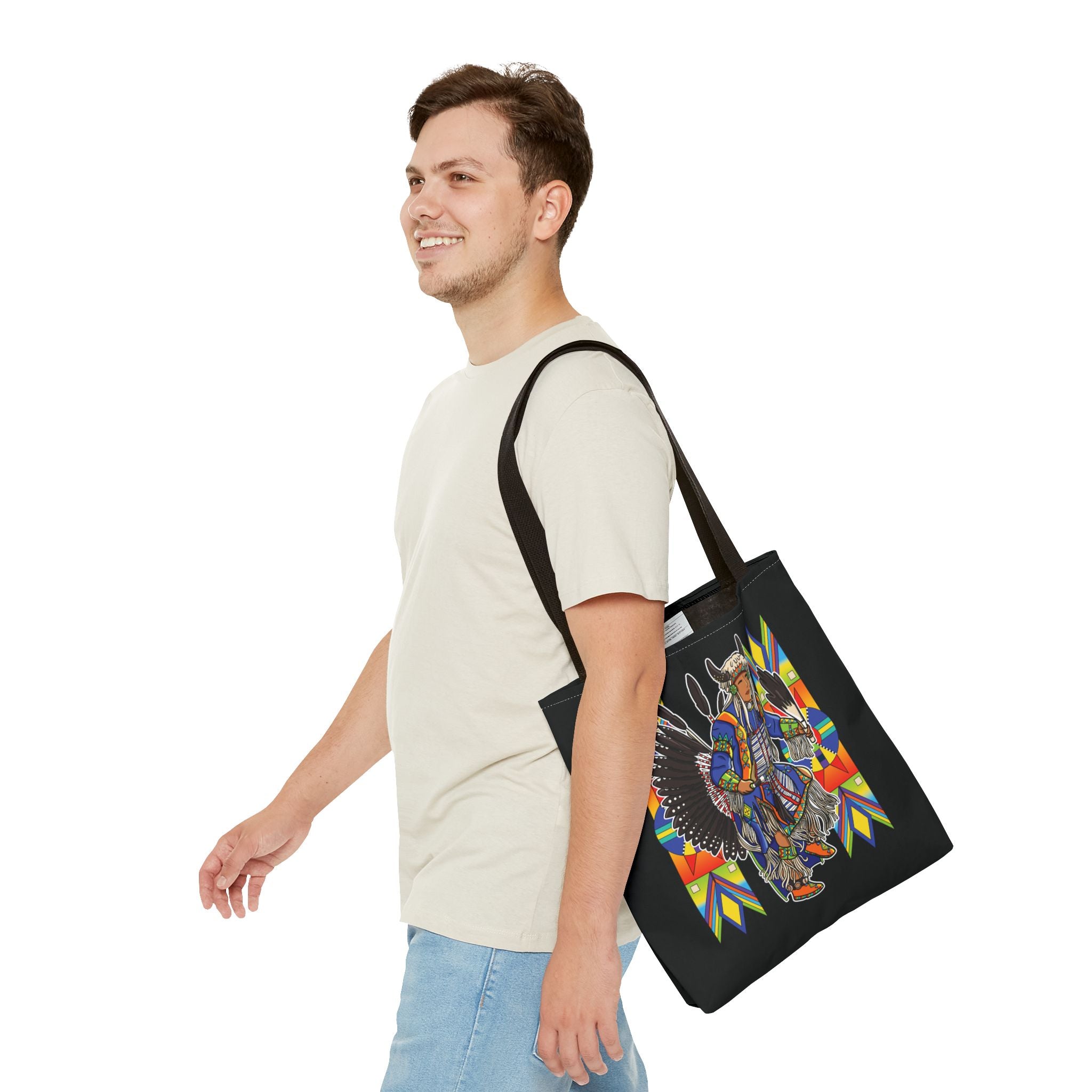 Traditional Powwow Man Dancer 1 Tote Bag