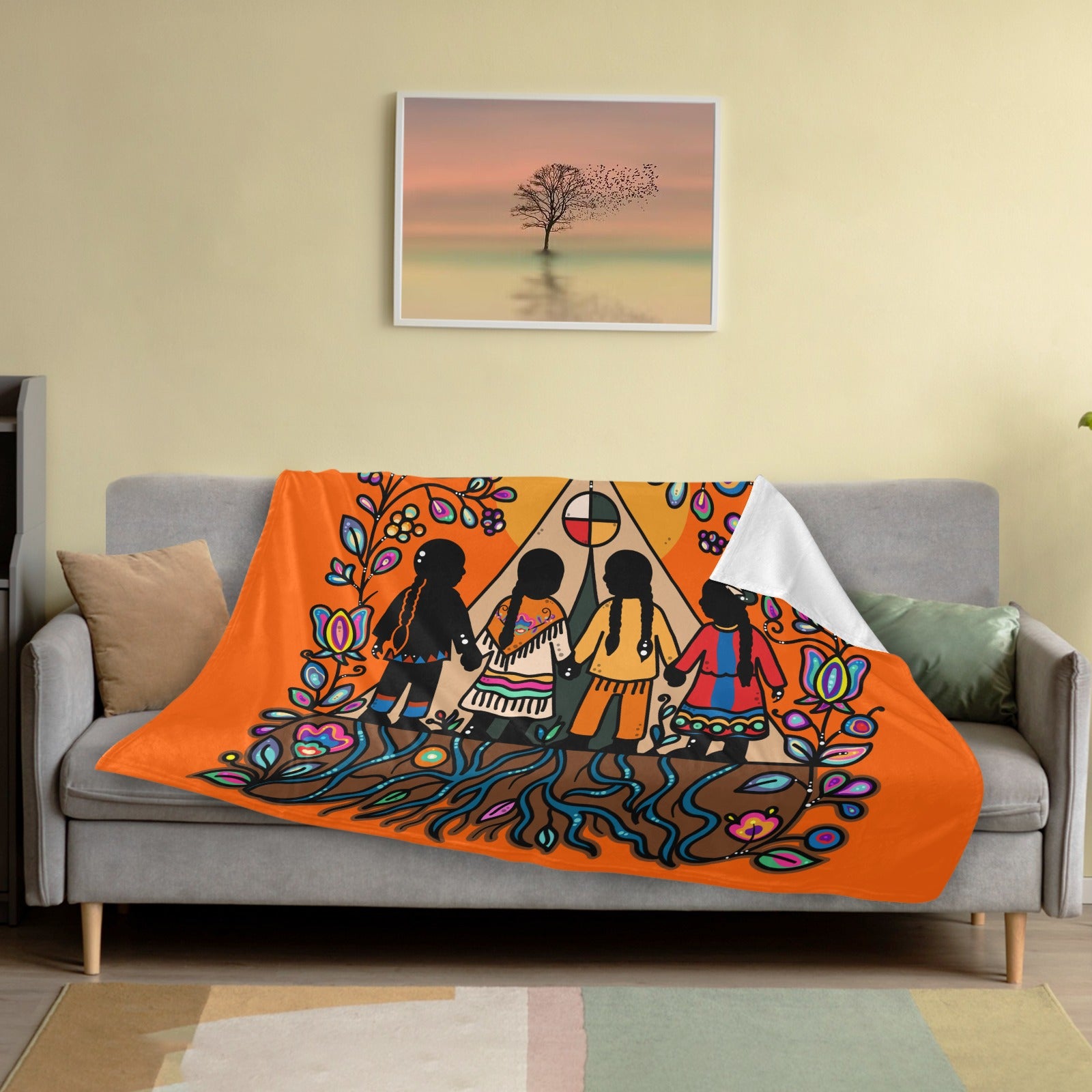 Rooted in Culture Ultra-Soft Micro Fleece Blanket 50"x40"