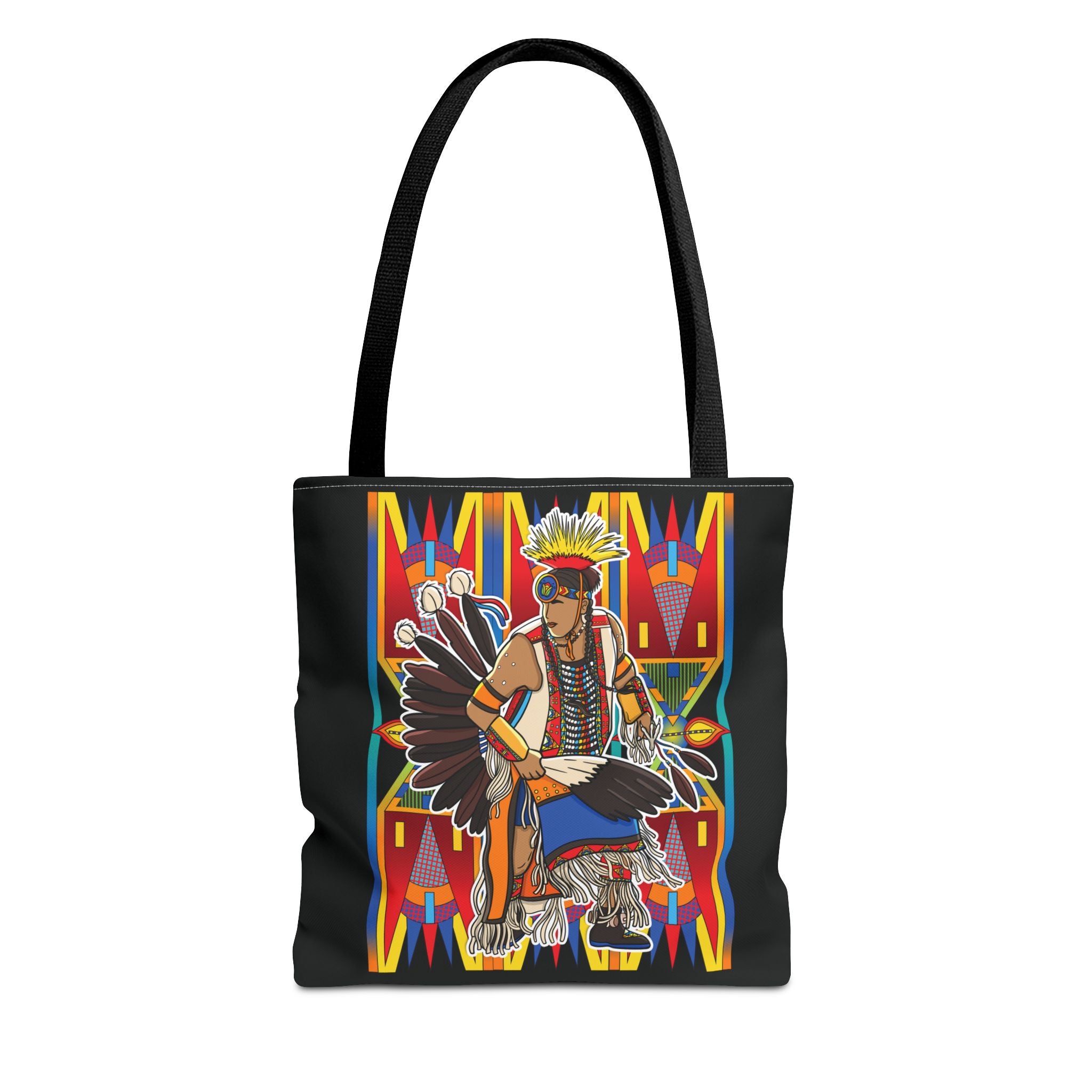 Traditional Powwow Man Dancer 3 Tote Bag