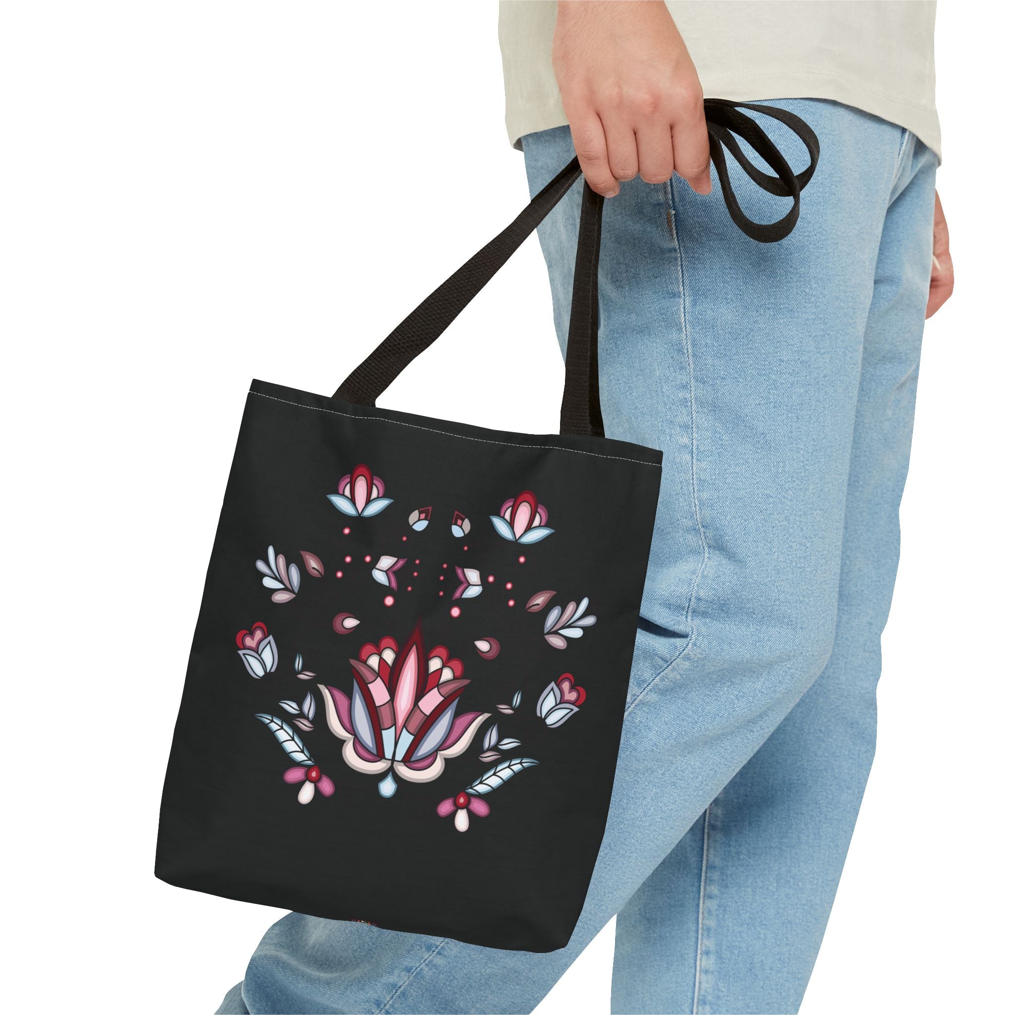 Winter Roseblush Tote Bag