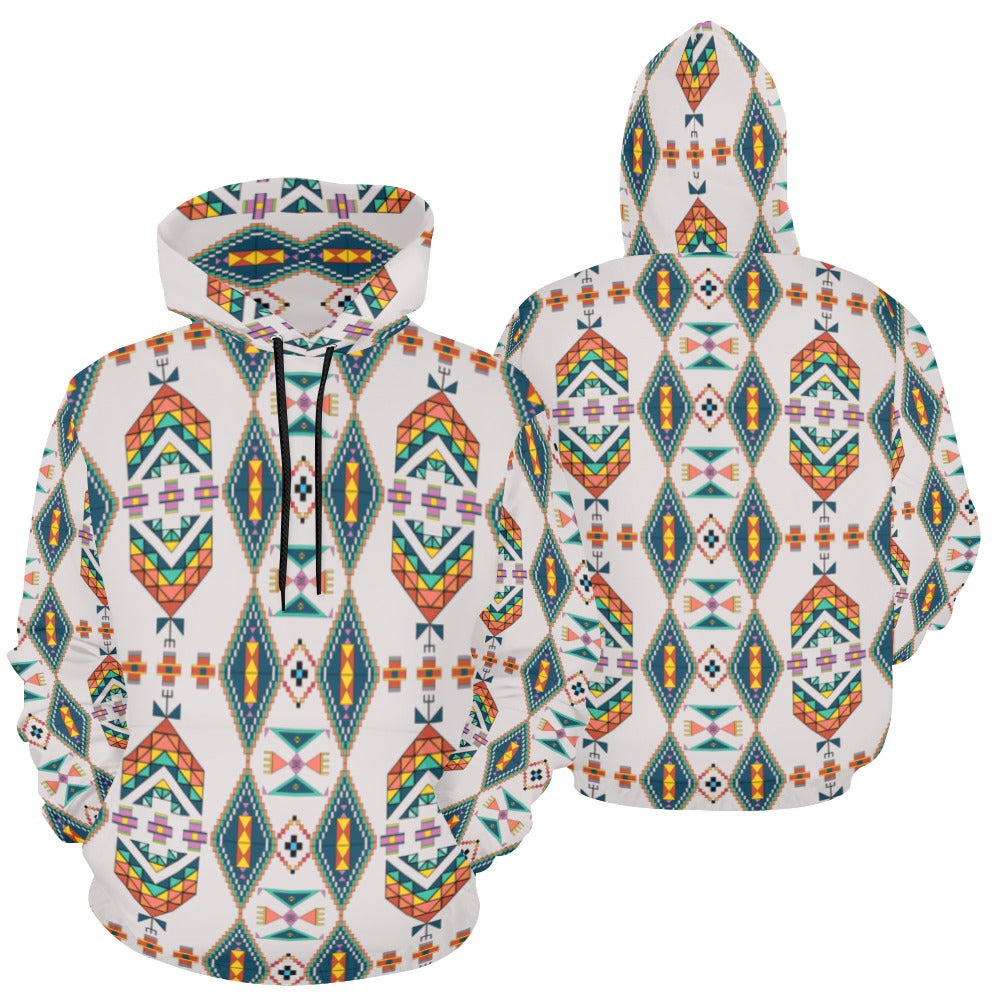 Travois Tipi Grey Hoodie for Women (USA Size)