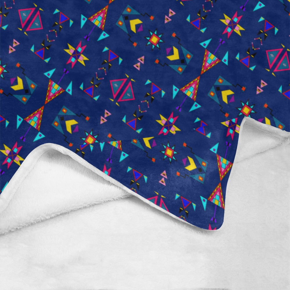 Enemy Territory Dark Navy Ultra-Soft Micro Fleece Blanket 40"x50"