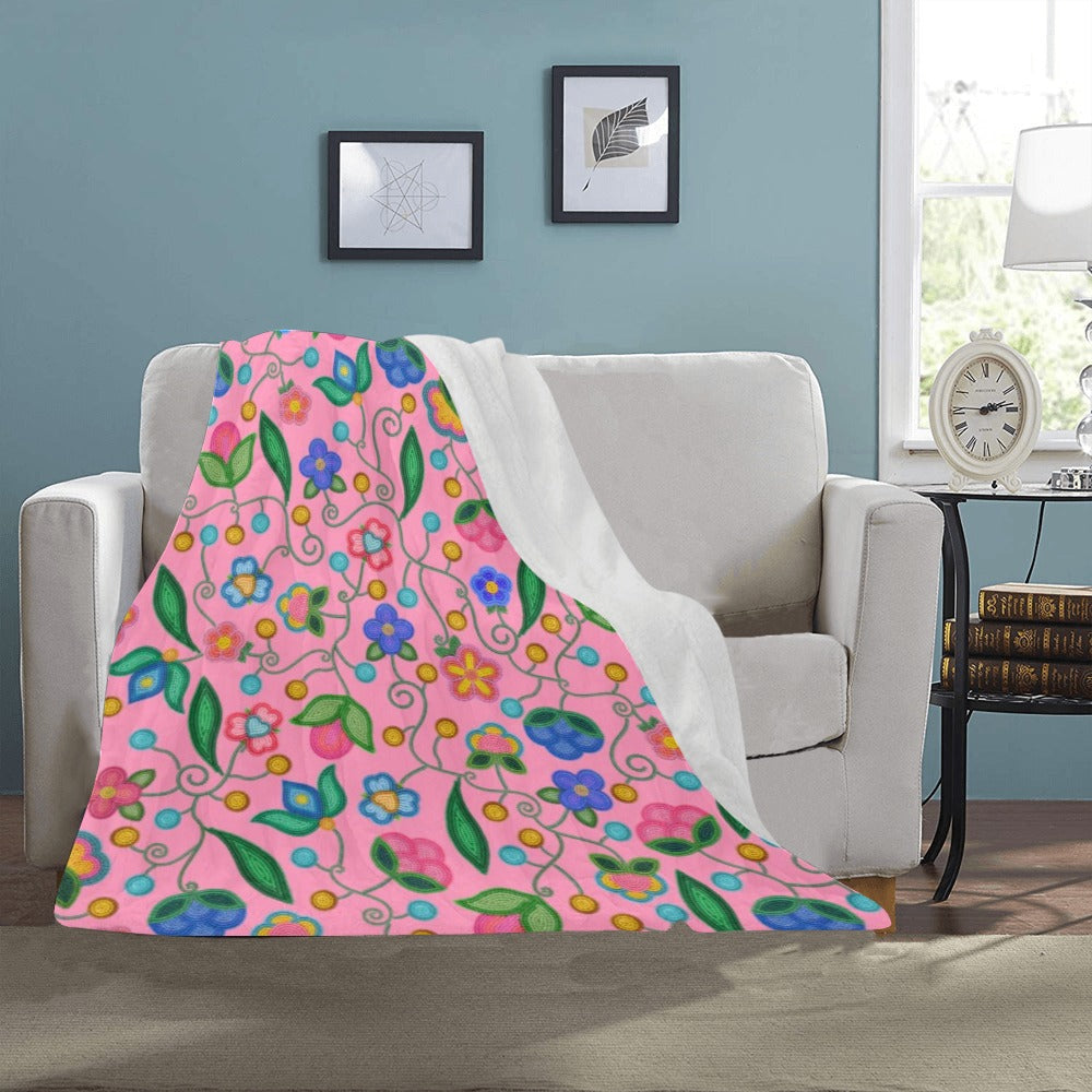 Skyberry Serenade Pink Ultra-Soft Micro Fleece Blanket 40"x50"
