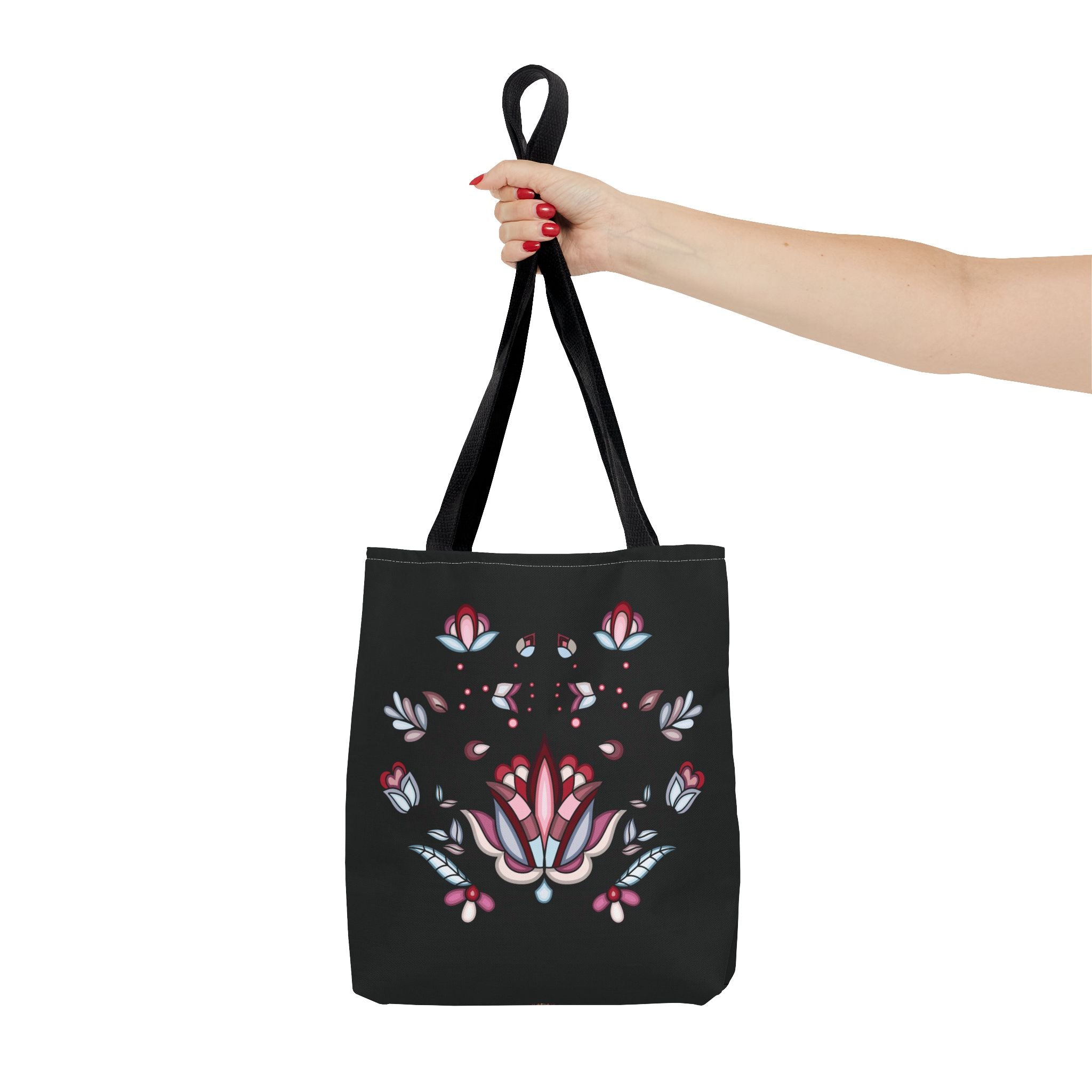 Winter Roseblush Tote Bag