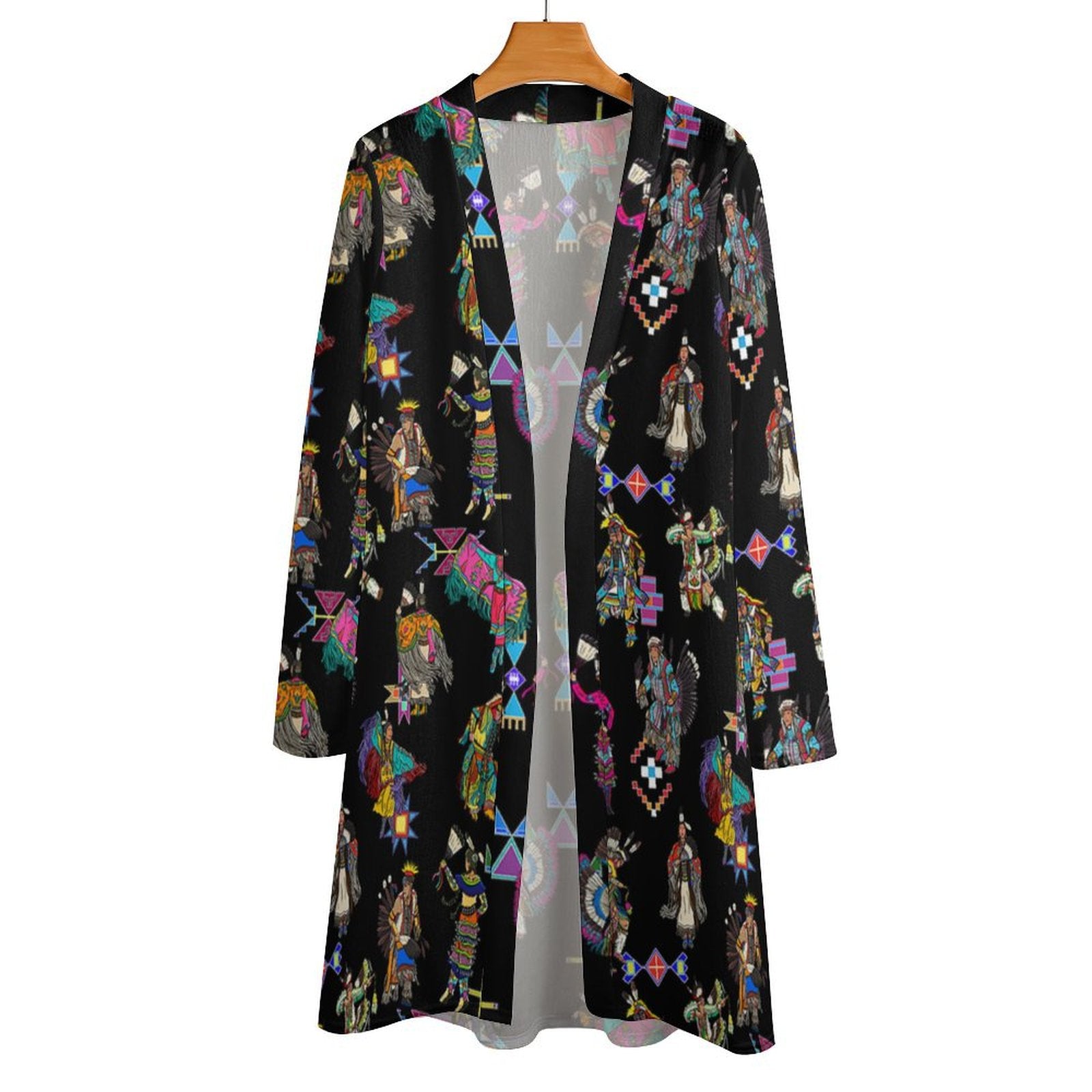 Grand Entry Dancers Black Cardigan
