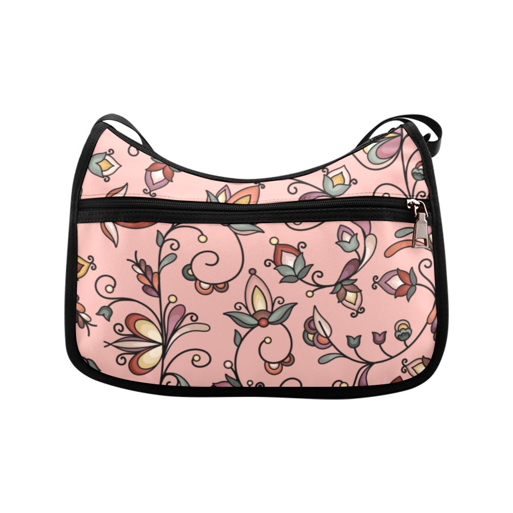 Burnt Sky Petals Peach Crossbody Bag
