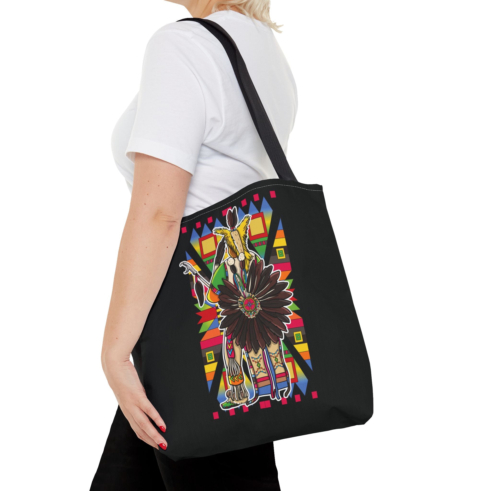 Traditional Powwow Man Dancer 5 Tote Bag