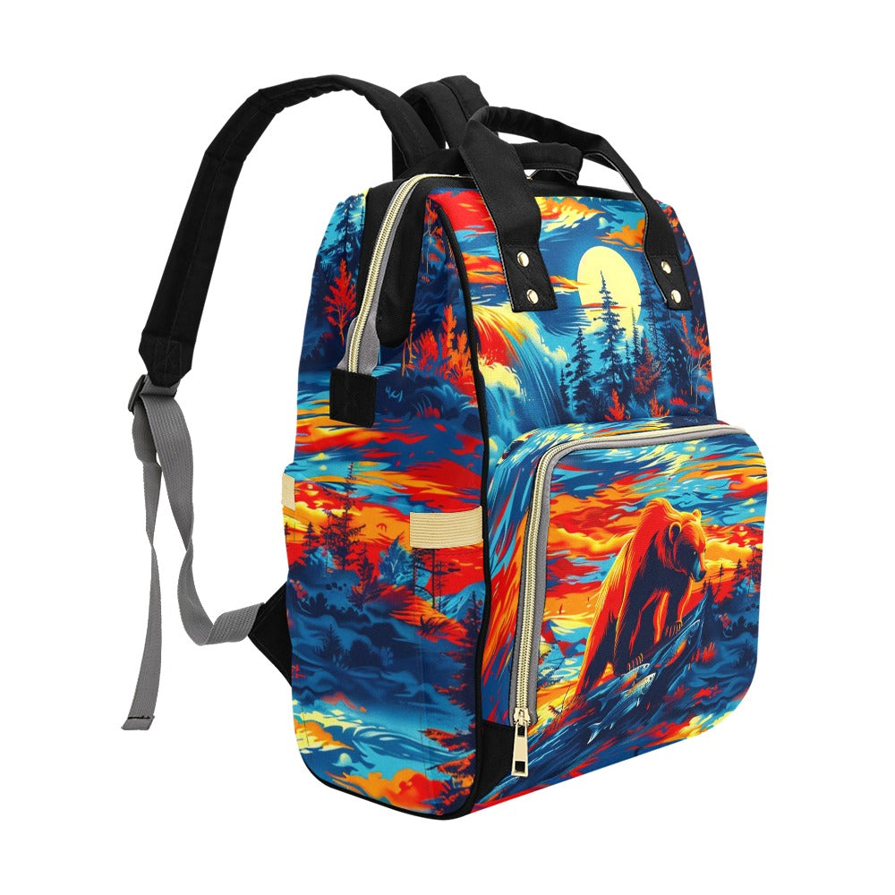Hungry Bear Multi-Function Diaper Backpack/Diaper Bag