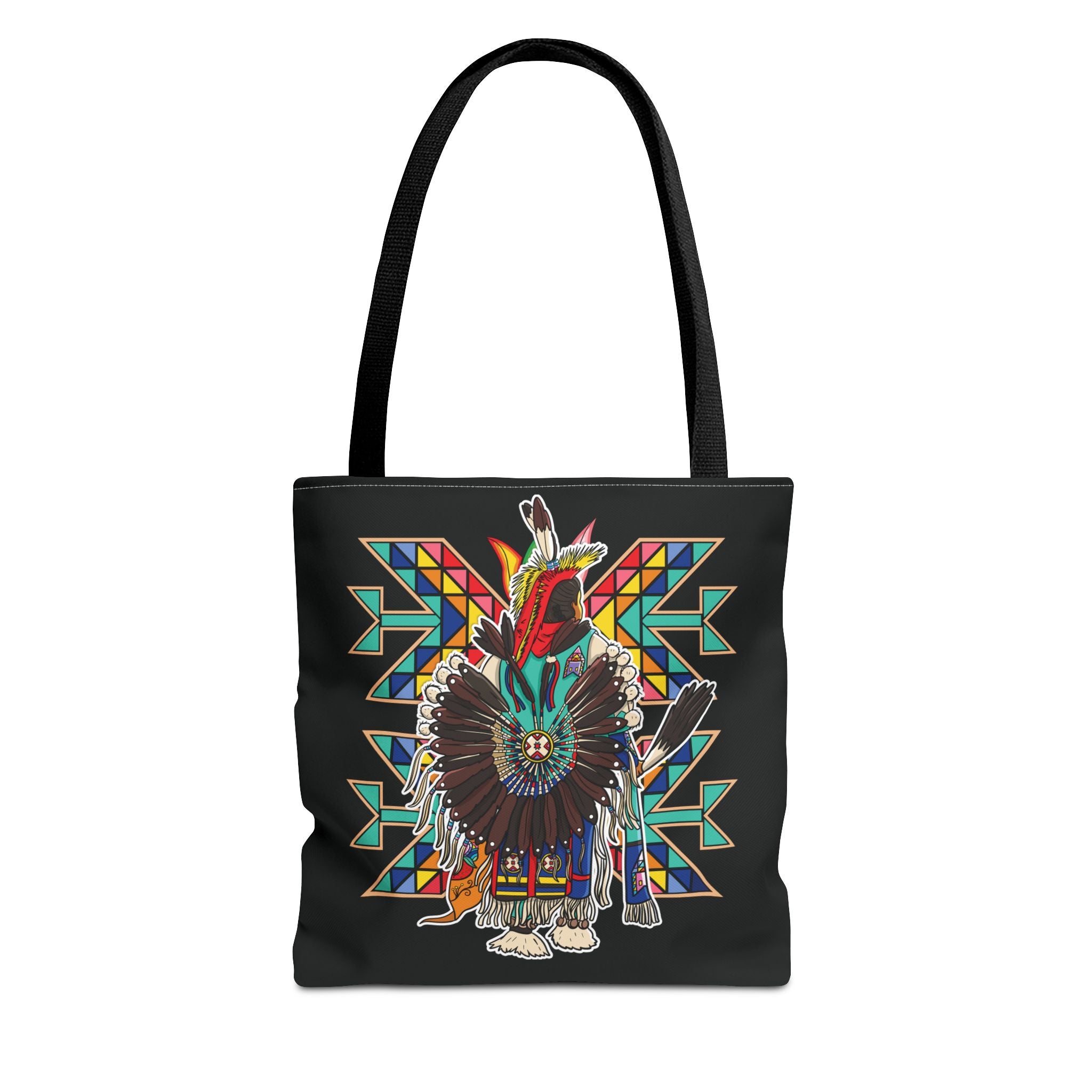 Traditional Powwow Man Dancer 4 Tote Bag