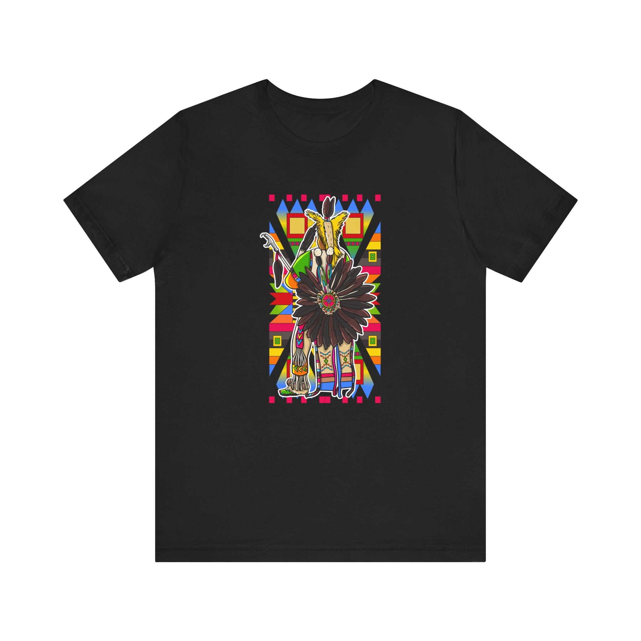 Traditional Powwow Man Dancer 5 Bella Canvas T-shirt