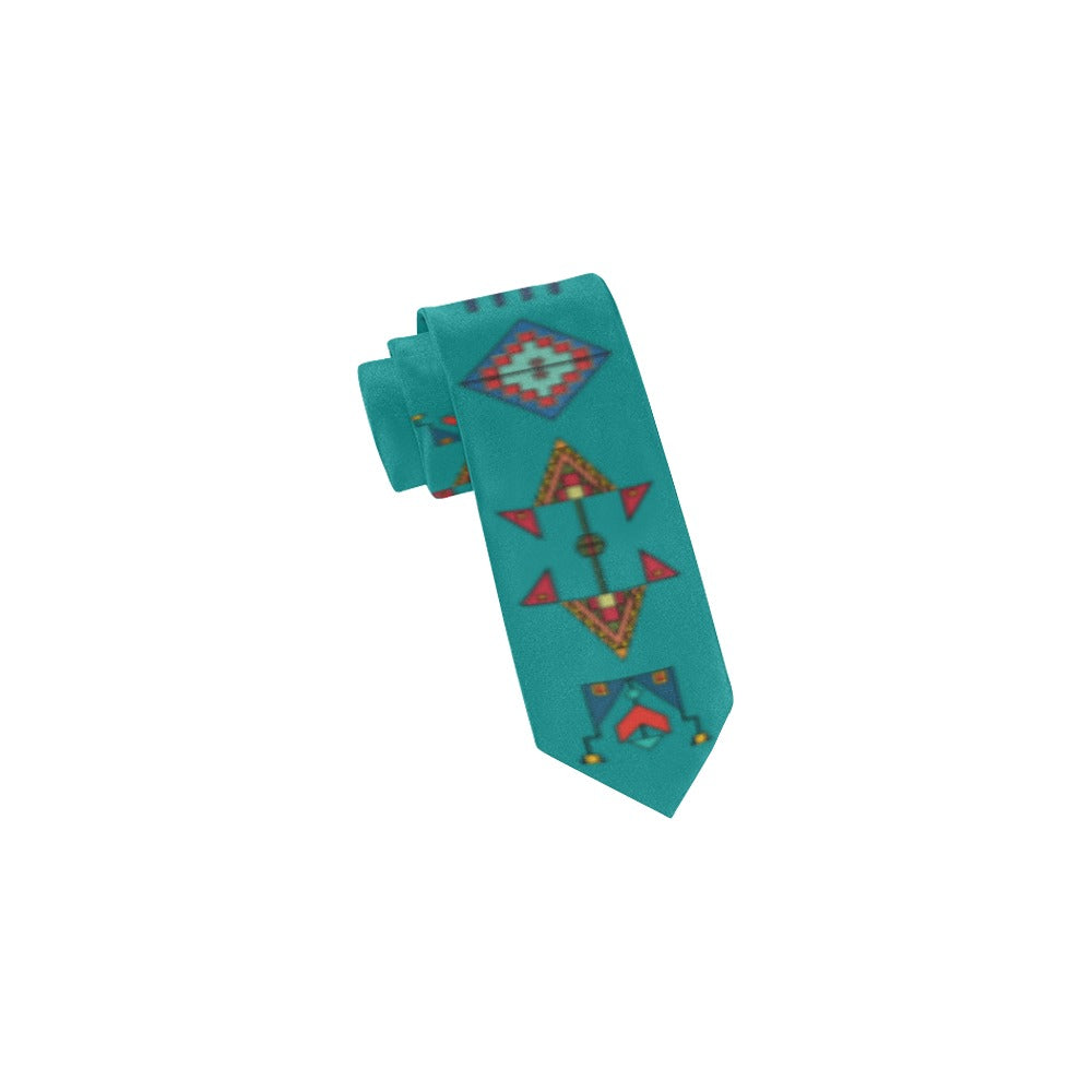 Rainbow Spirit Geometric Classic Necktie (Two Sides)