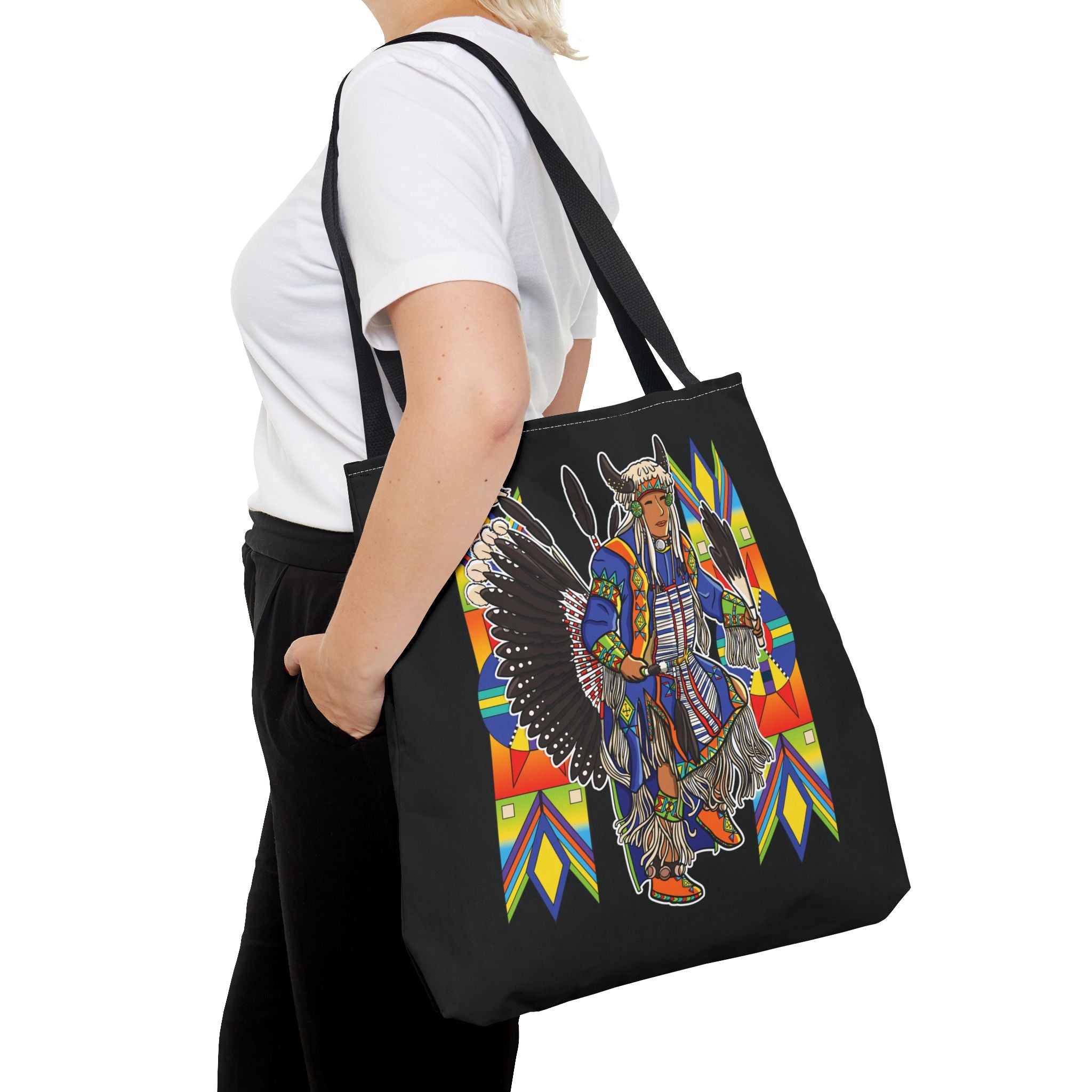 Traditional Powwow Man Dancer 1 Tote Bag