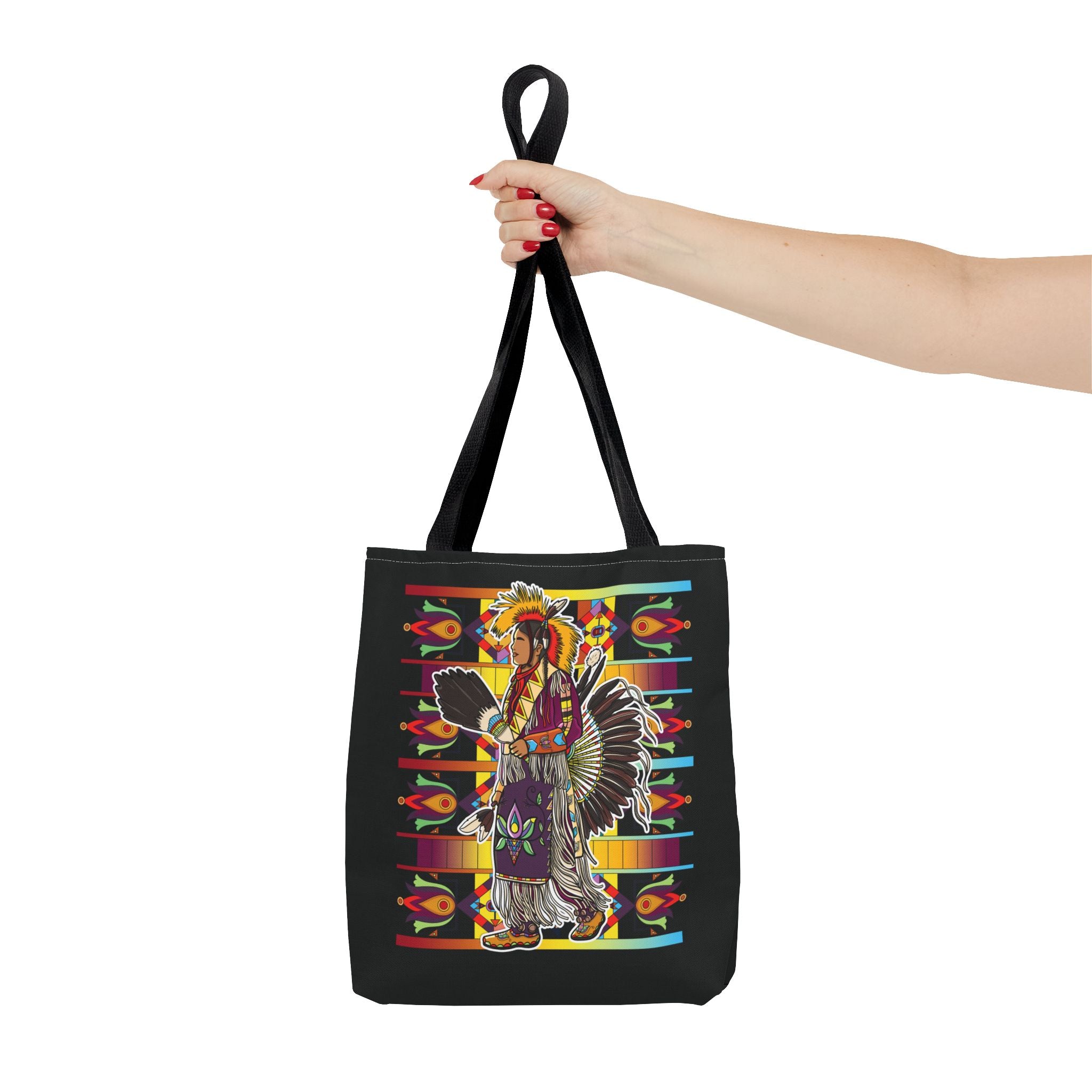 Traditional Powwow Man Dancer 2 Tote Bag