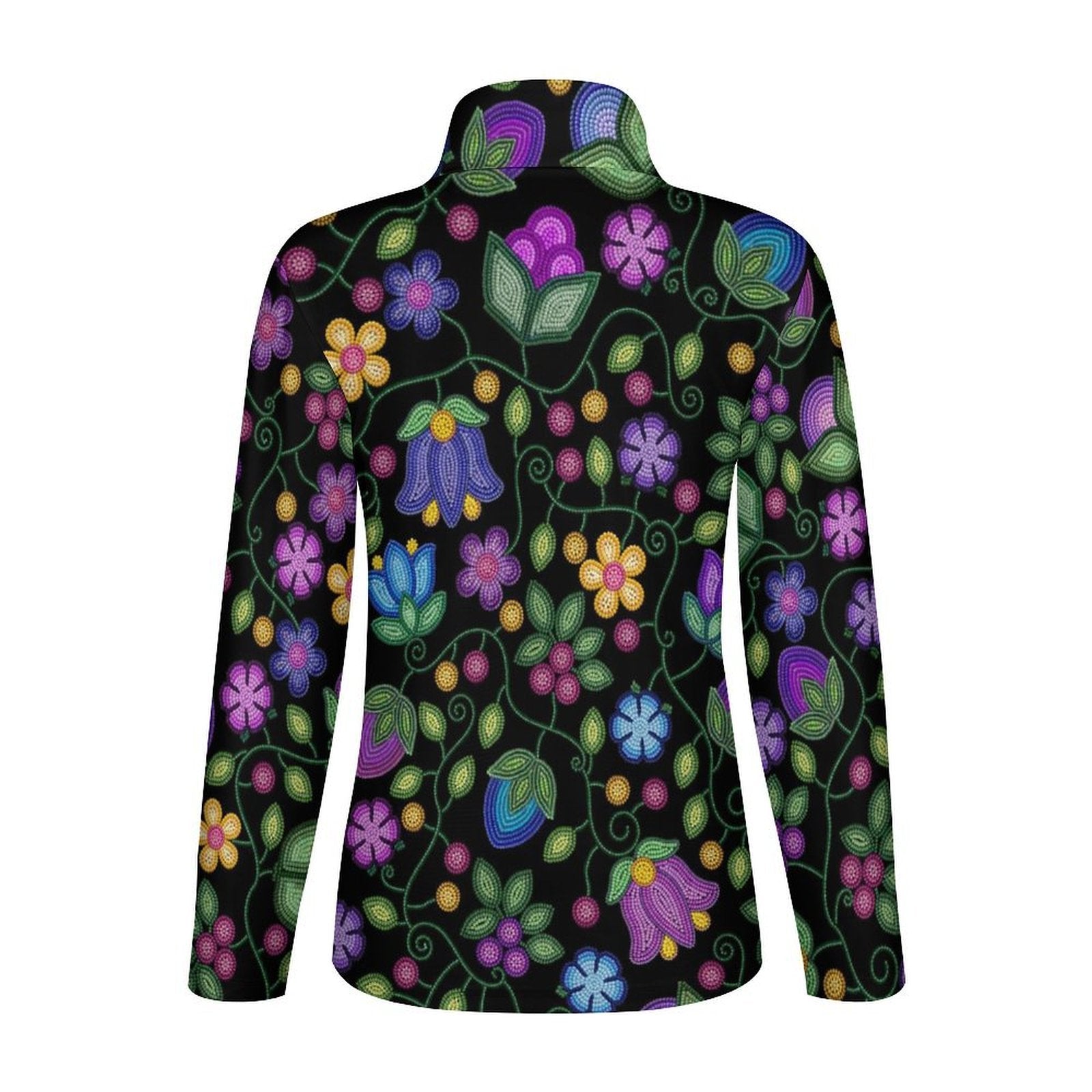 Bloom Uplift Black Long Sleeve Yoga Shirt