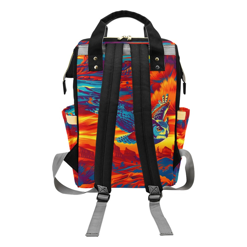 Owl on the Prowl Multi-Function Diaper Backpack/Diaper Bag