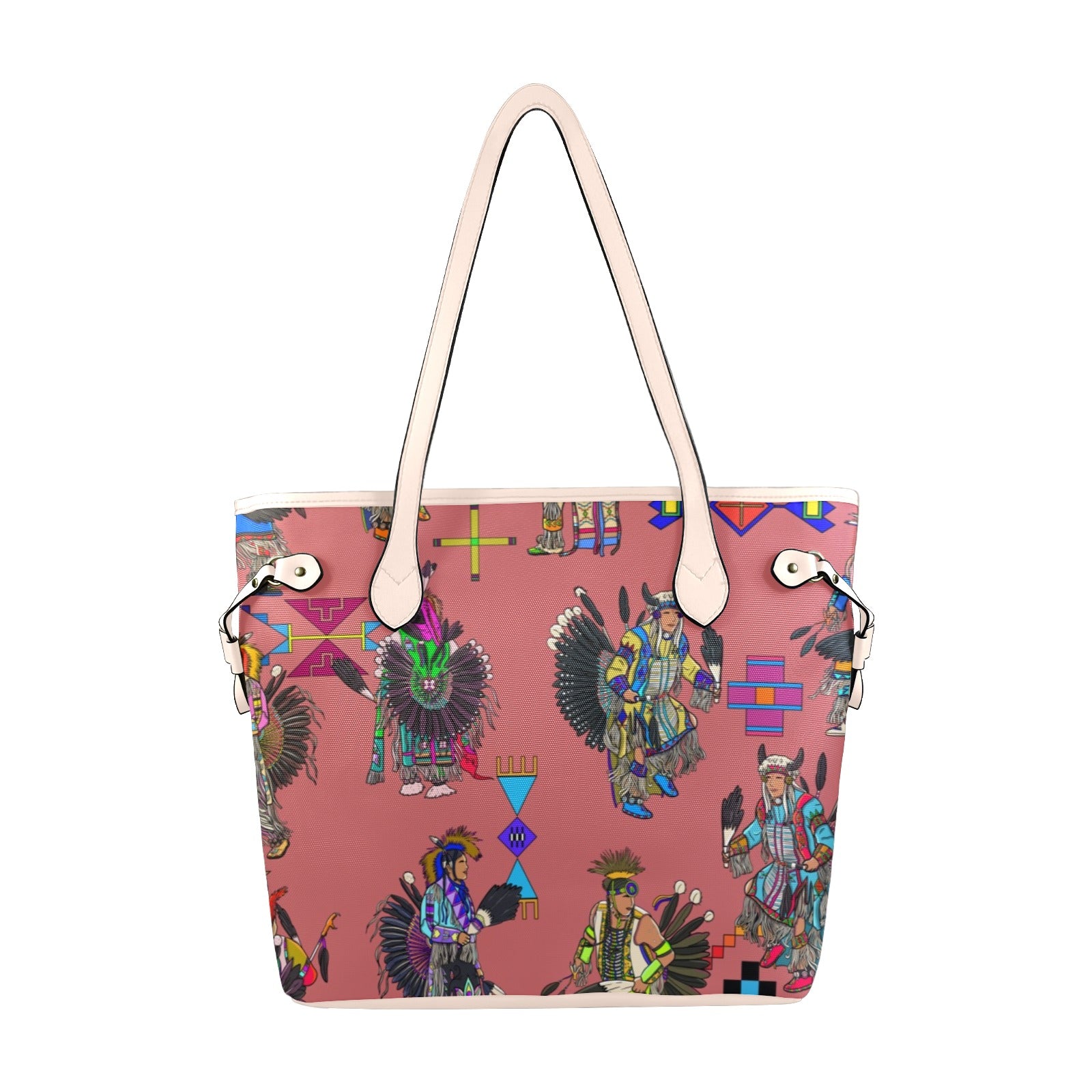 Men's Tradish Dancers Terra Cotta Clover Canvas Tote Bag