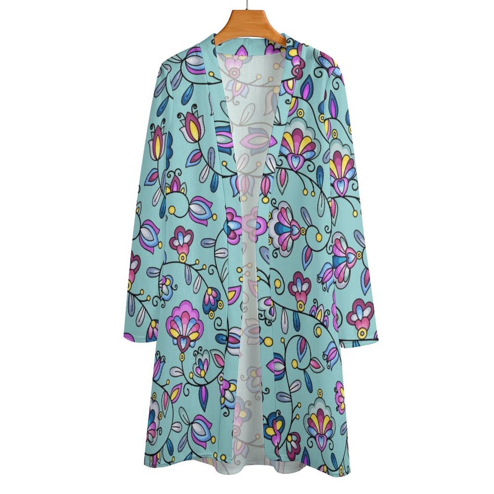 Autumn Bundle Blessing Turquoise Cardigan