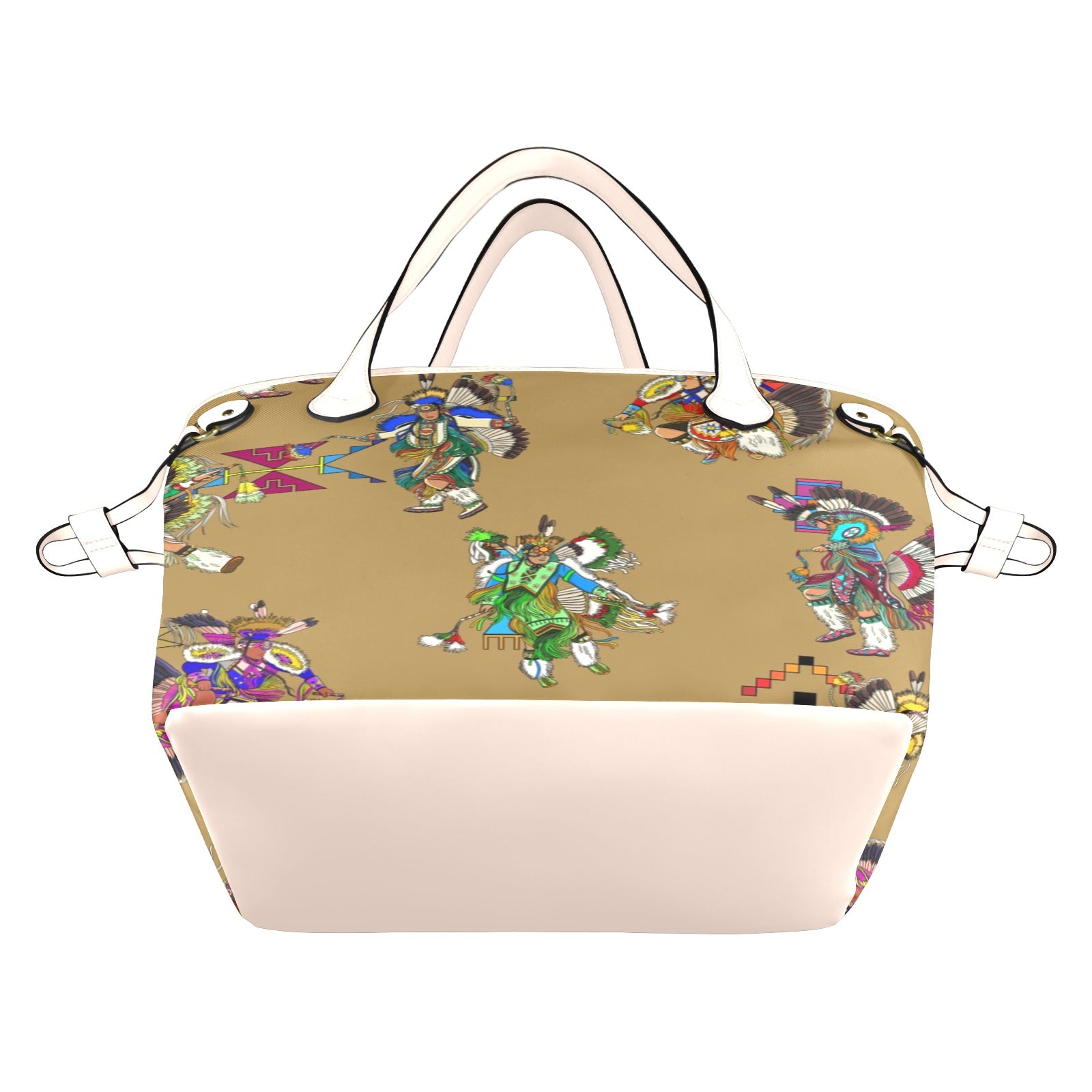 Men's Fancy Dancers Earth Clover Canvas Tote Bag