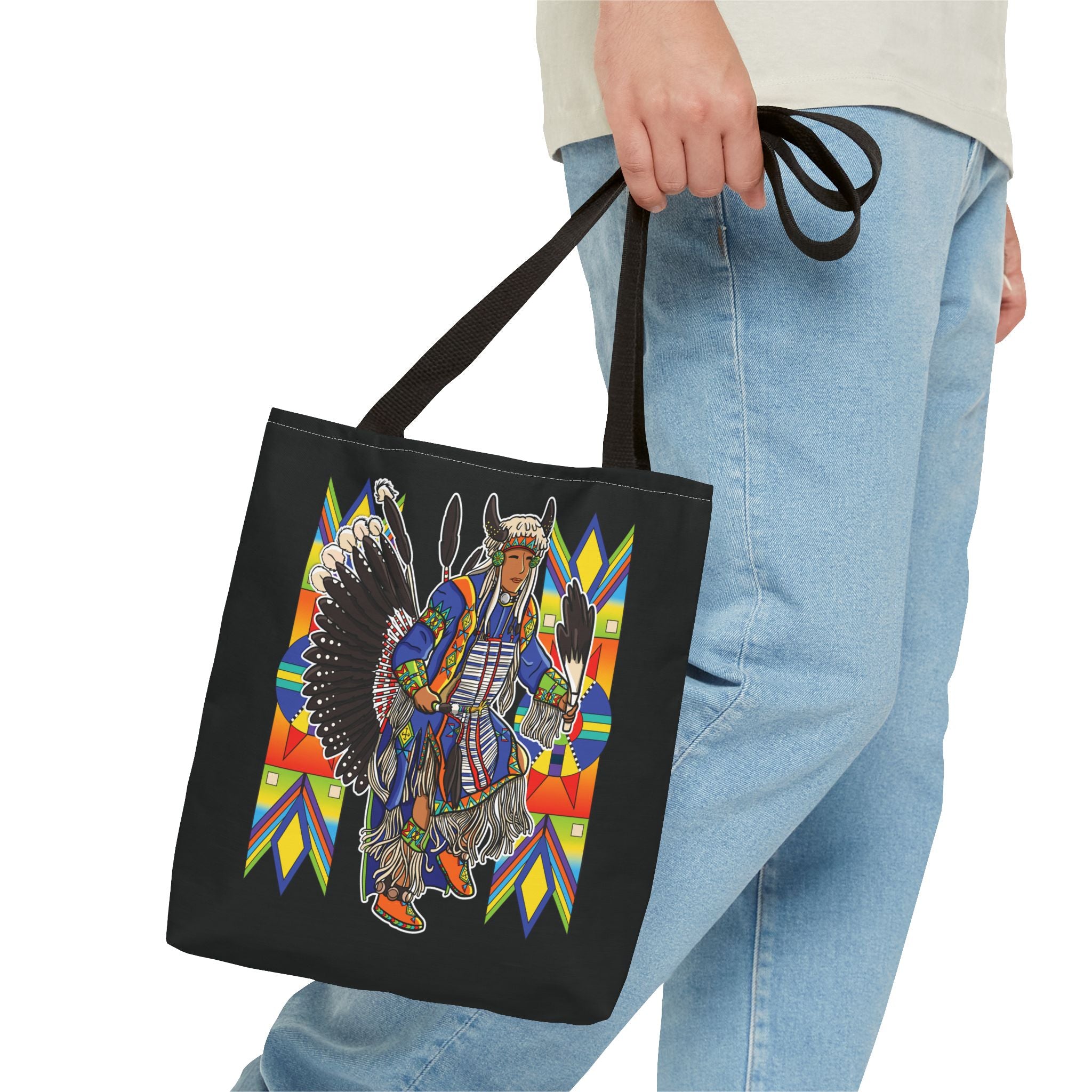 Traditional Powwow Man Dancer 1 Tote Bag