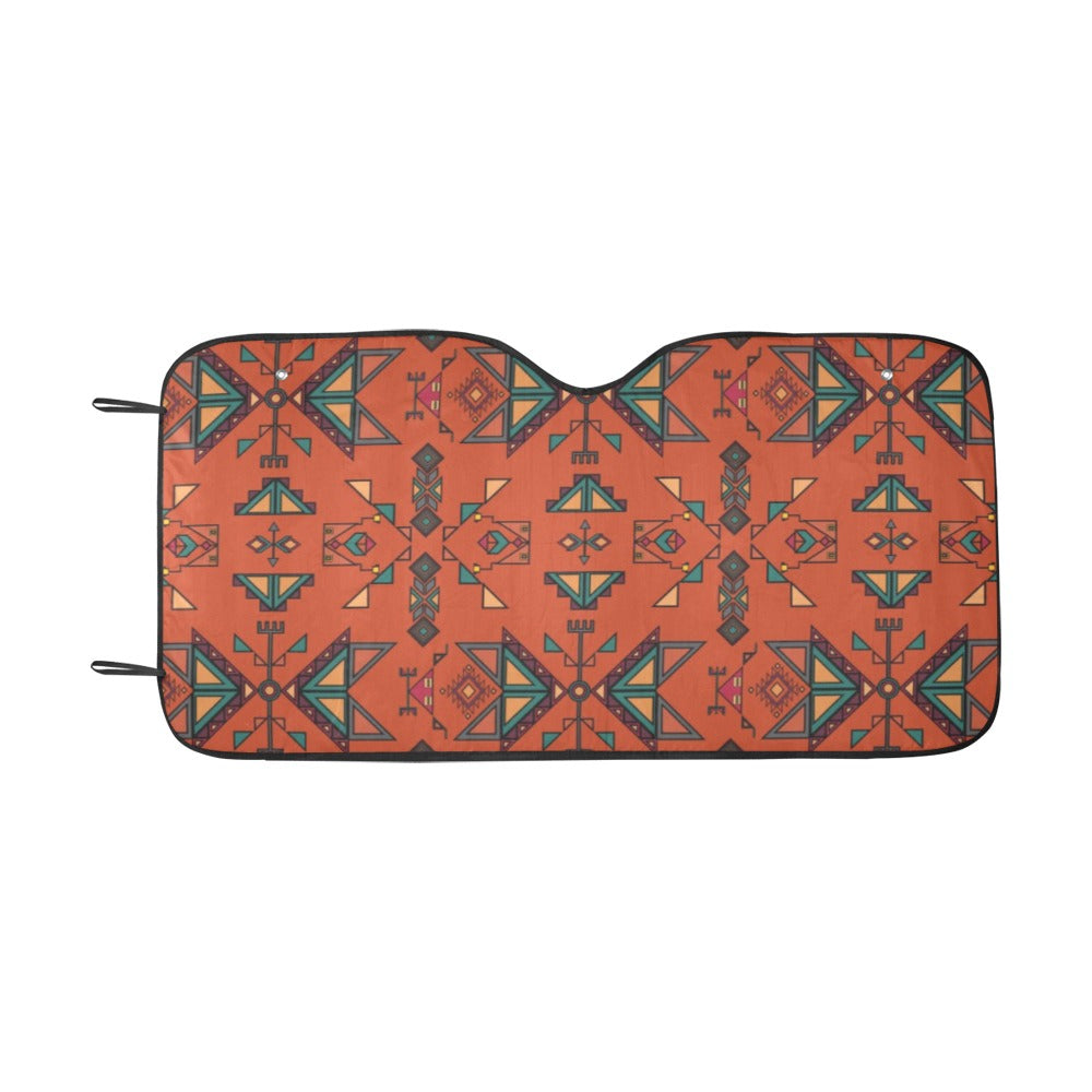 Arrow dawn Orange Car Sun Shade 55"x30"
