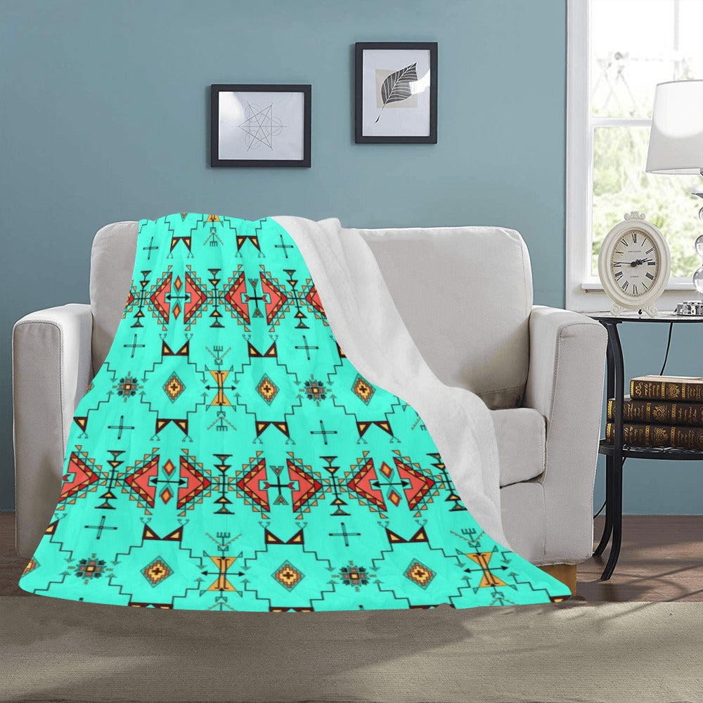 Thunder Flight Turquoise Ultra-Soft Micro Fleece Blanket 50"x60"