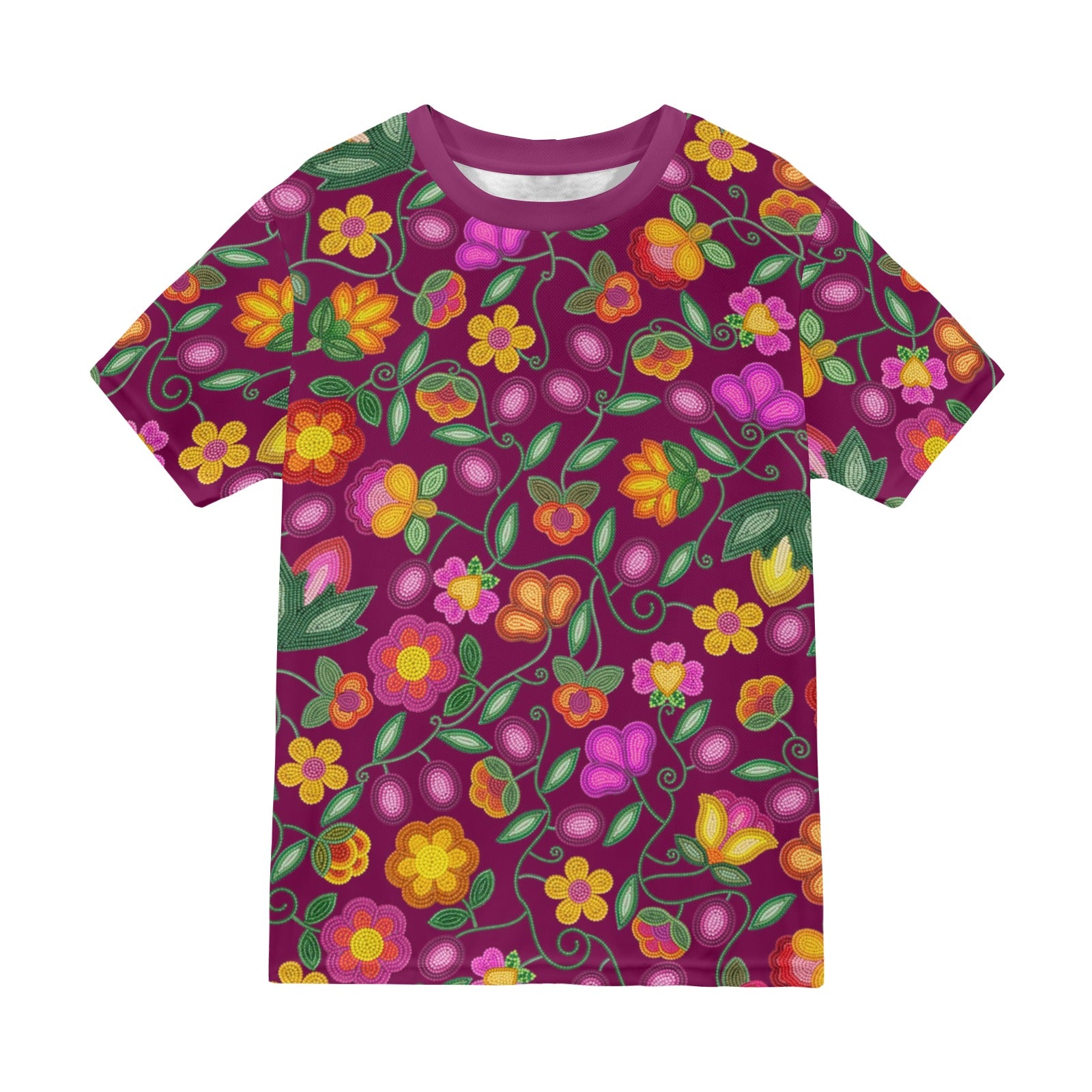 Boreal Bounty Dark Magenta T-shirt for Men