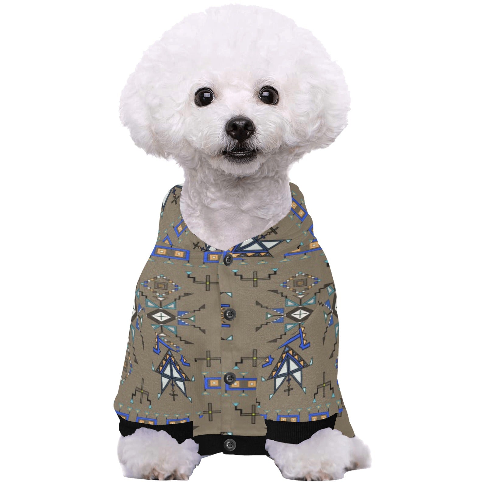 Eagle Strike Brown Pet Dog Hoodie