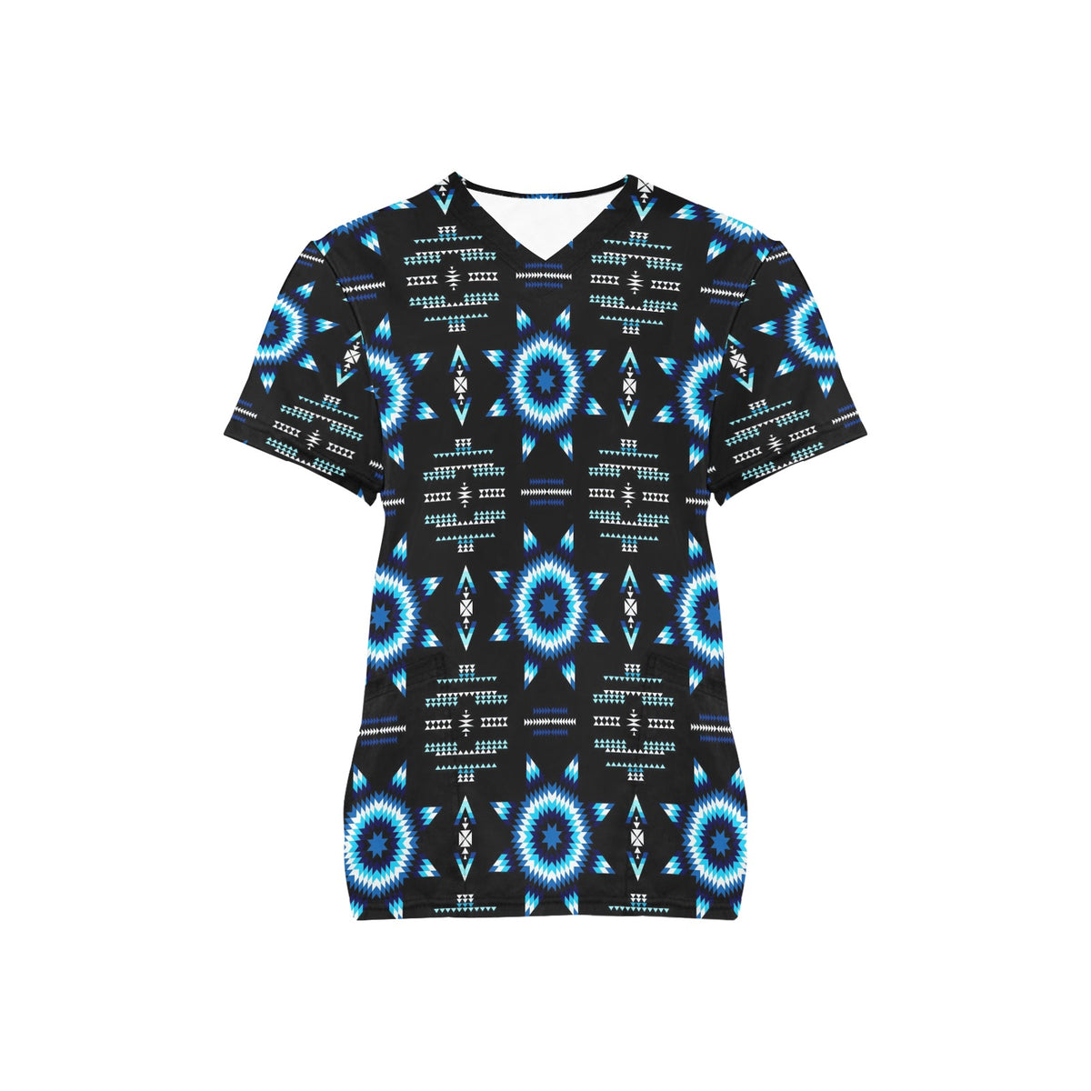 Rising Star Wolf Moon Scrub Top