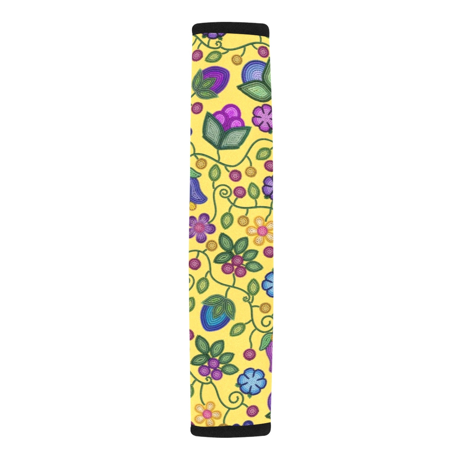 Bloom Uplift Yellow Car Seat Belt Cover 7''x12.6'' (Pack of 2)
